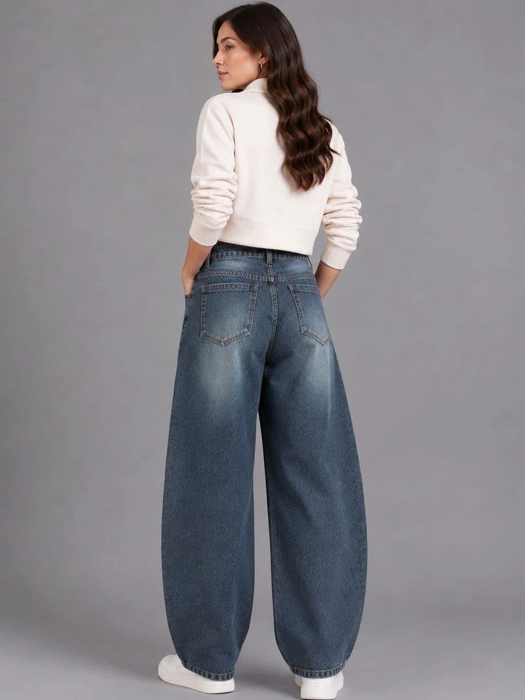 Mast & Harbour Women Comfort High-Rise Heavy Fade Jeans thumbnail 4