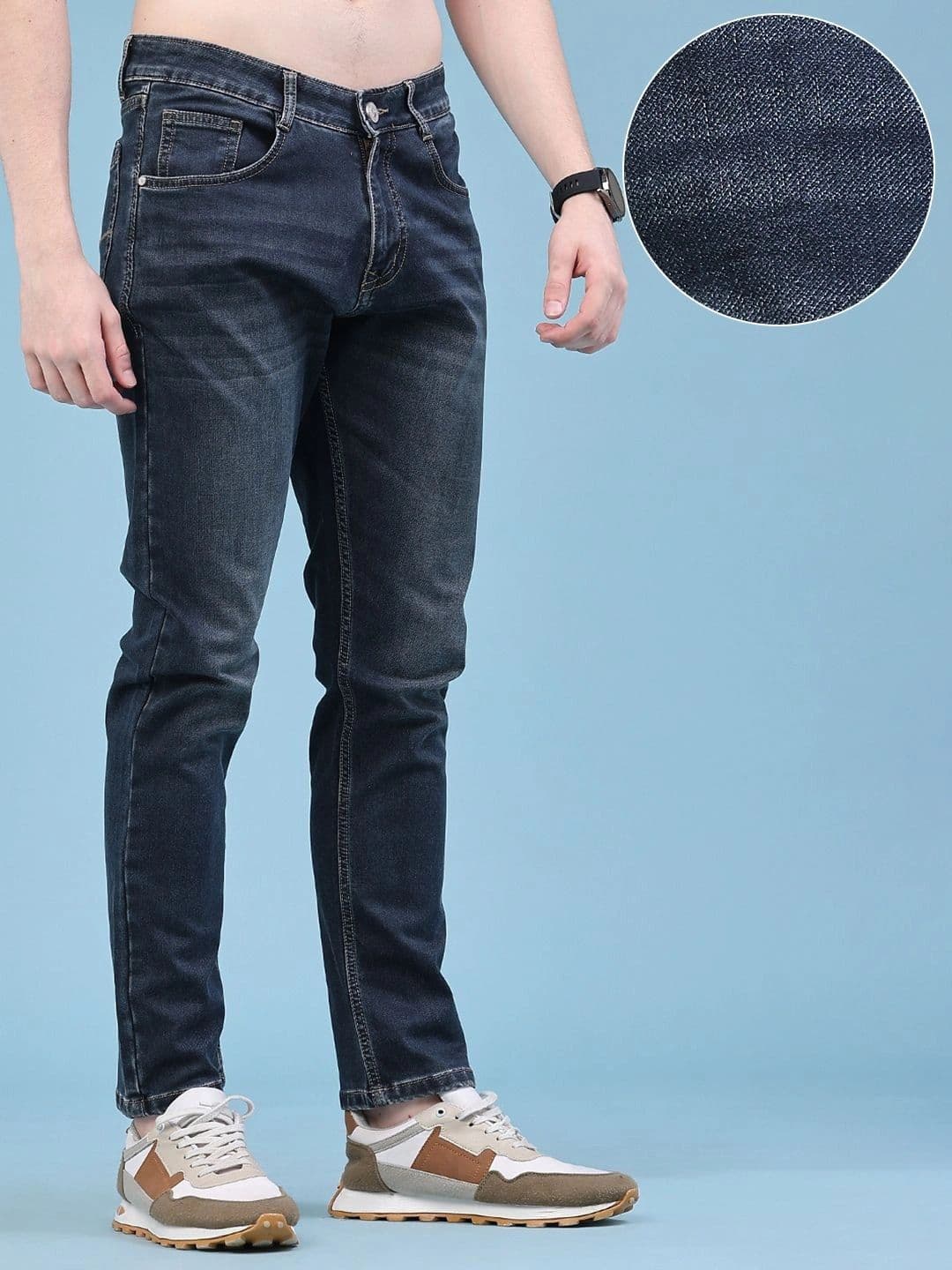 V-Mart Men Regular Fit Mid-Rise Jeans thumbnail 5