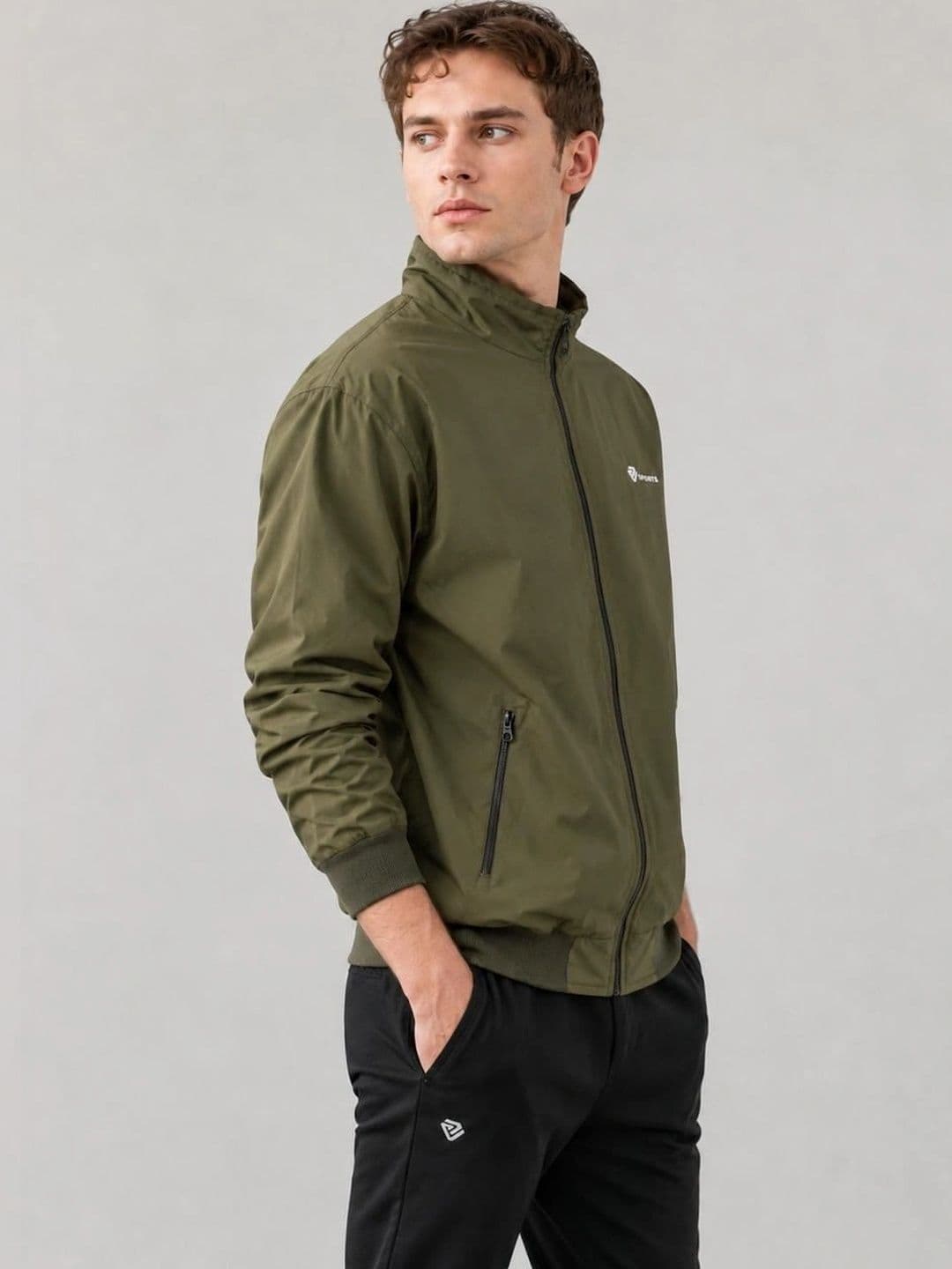 R.Code by The Roadster Life Co. Men Lightweight Bomber Jacket thumbnail 4