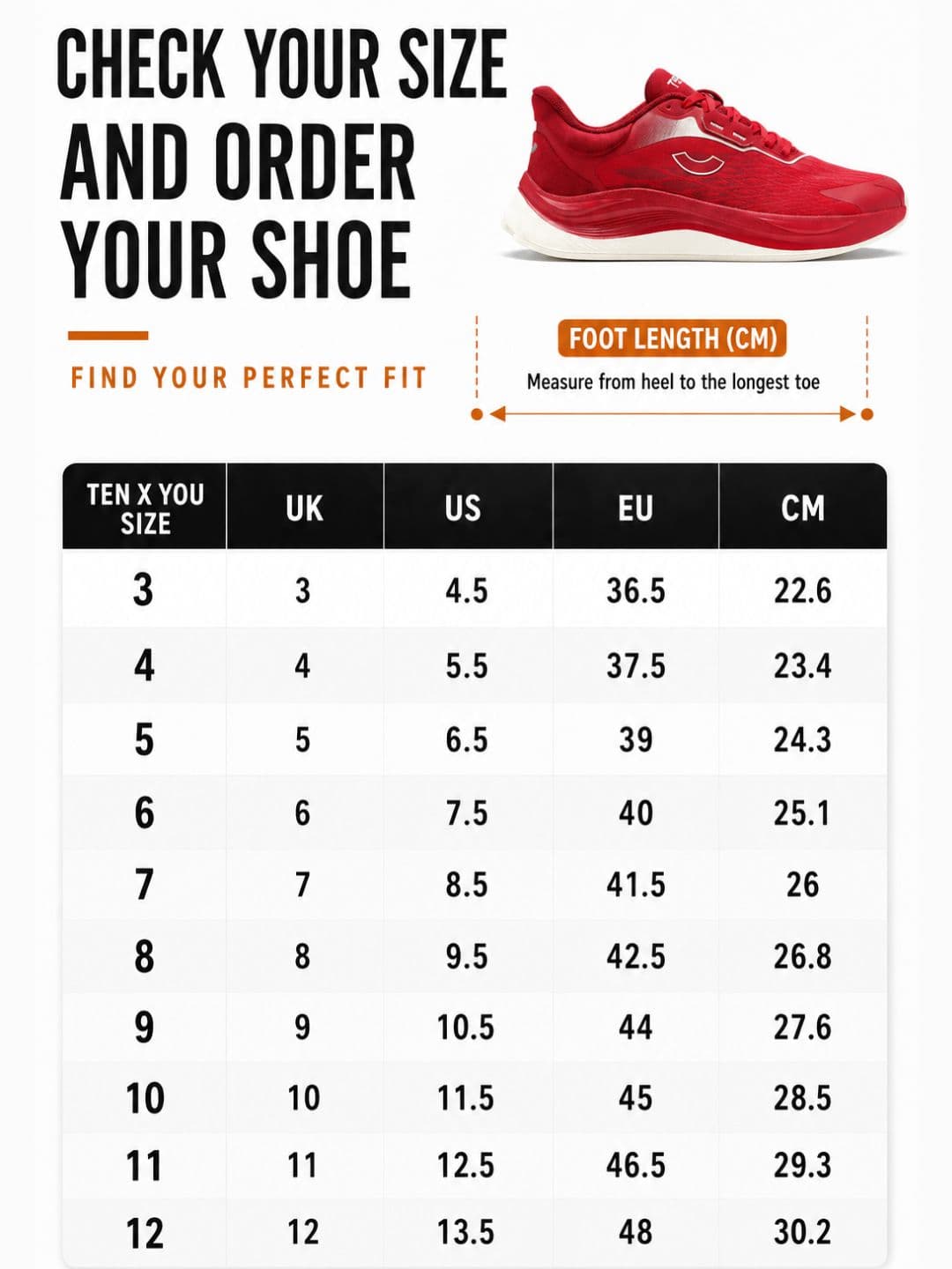 Ten x You Unisex Aeonic Recovery Running Shoes with Cushioned Arch Support thumbnail 4