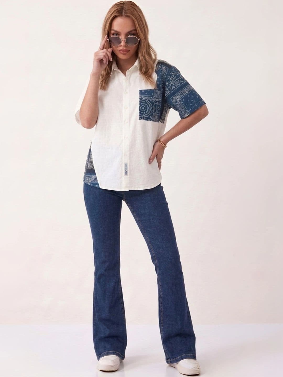 ZENTLY Women Jean Bootcut High-Rise Stretchable Jeans thumbnail 6