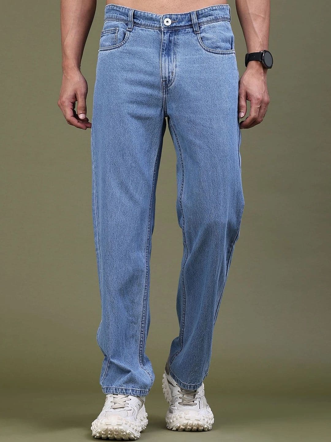 V-Mart Men Regular Fit Mid-Rise Jeans - view 1
