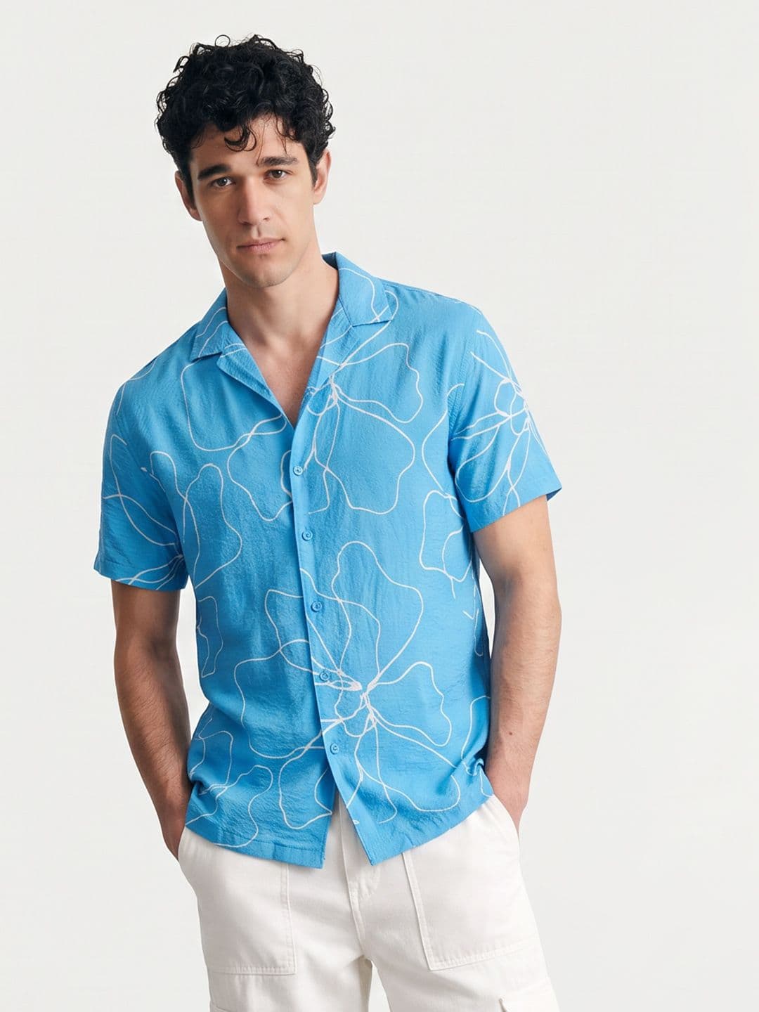 Mast & Harbour Easy Drape Printed Shirt thumbnail 2
