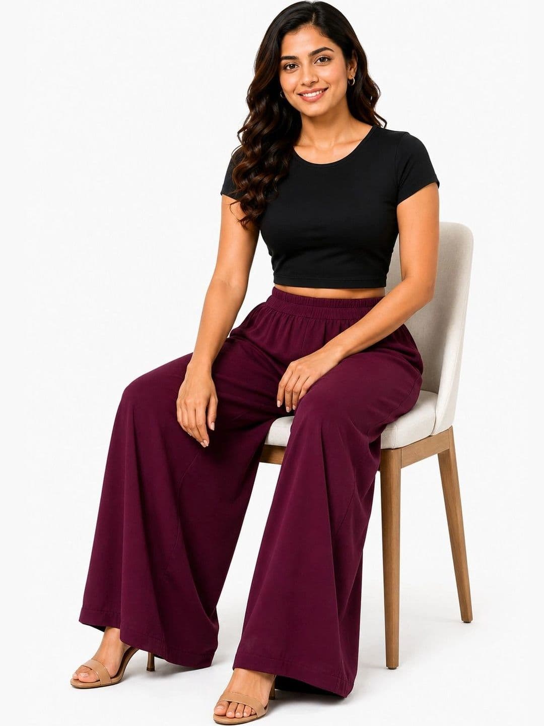 Threadbloom Women Knitted Ethnic Palazzos thumbnail 5