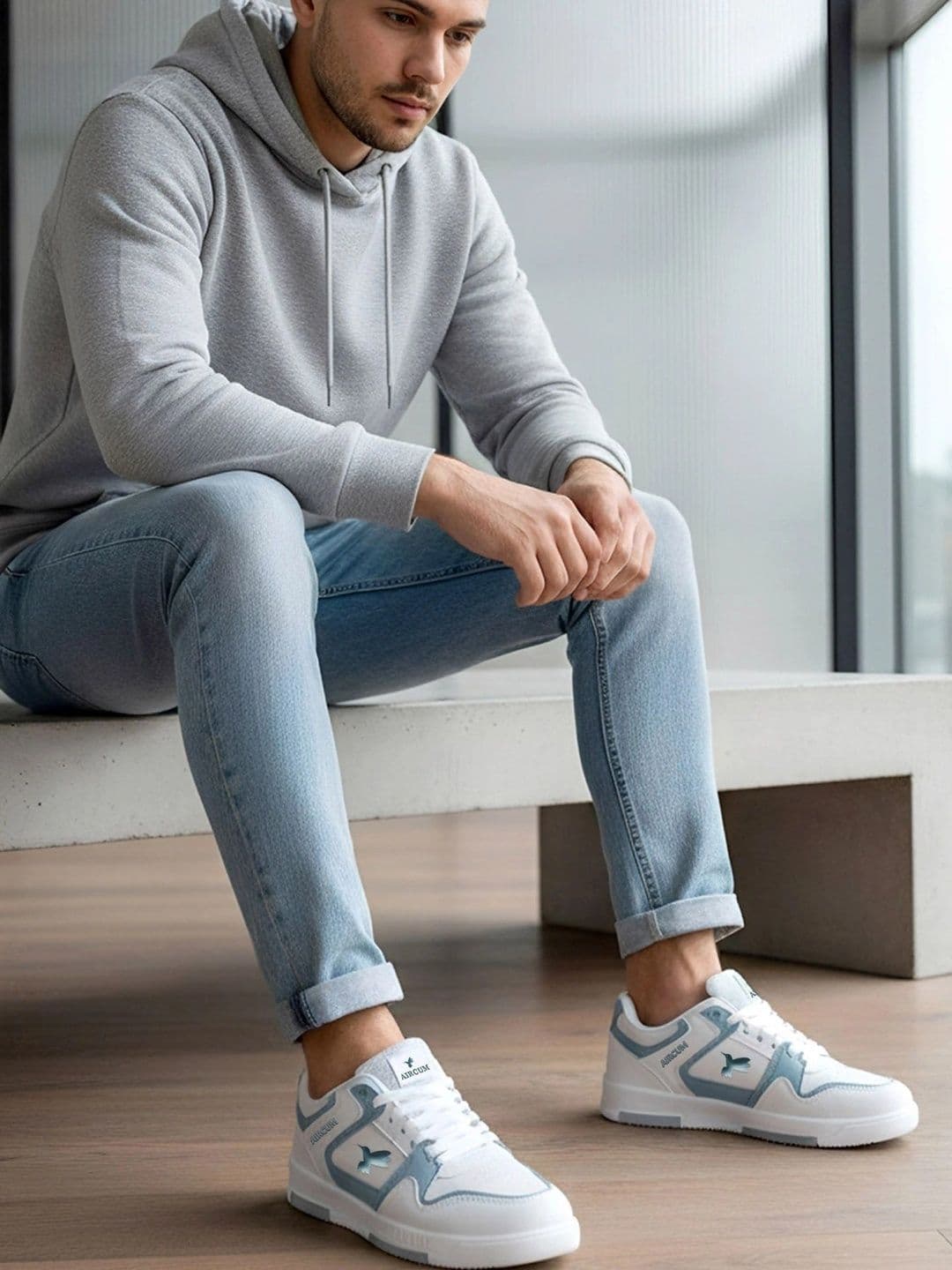 Aircum Men Mesh Training or Gym Shoes thumbnail 3