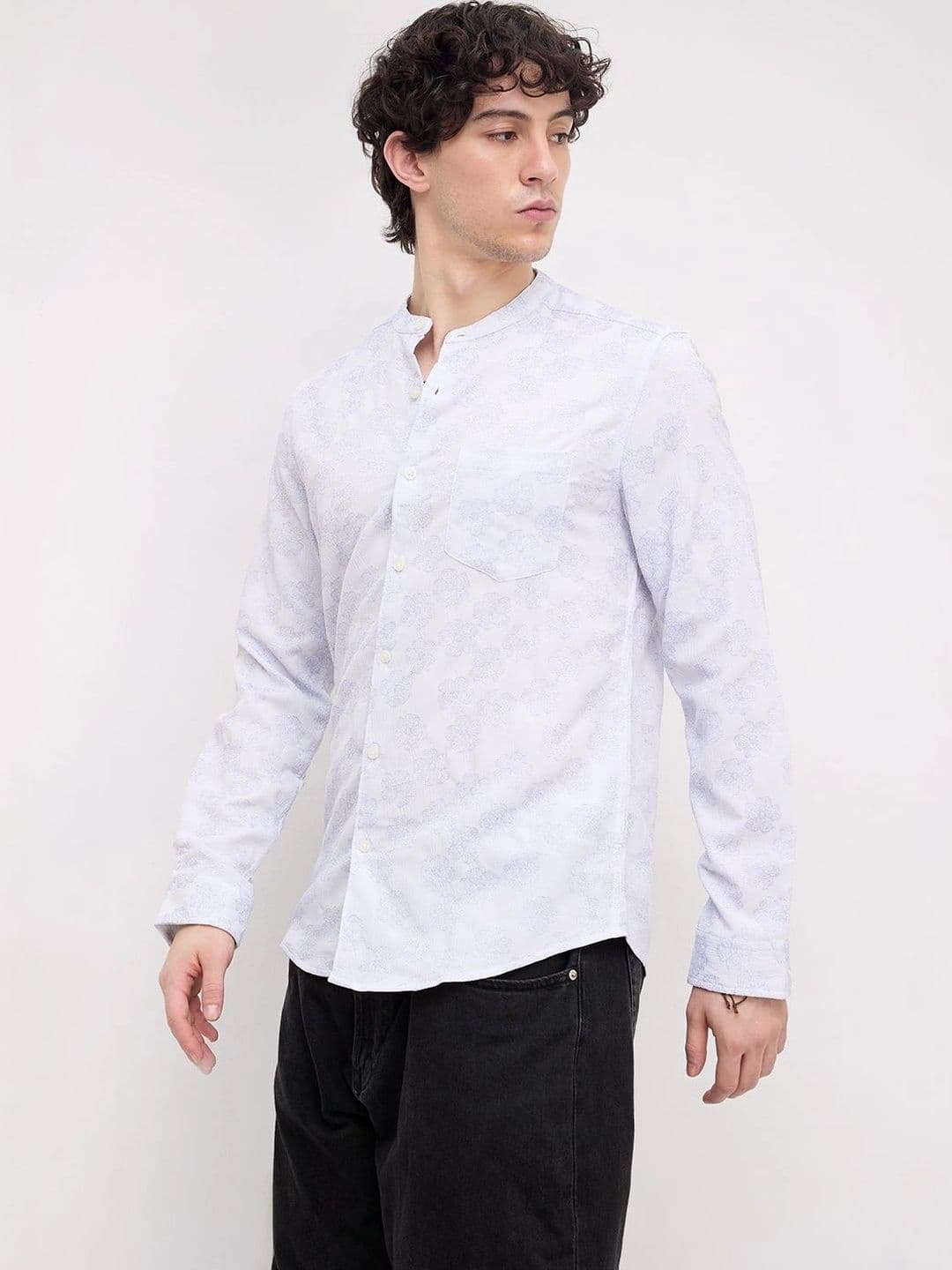 VASTRADO Men Classic Slim Fit Floral Printed Casual Shirt thumbnail 2