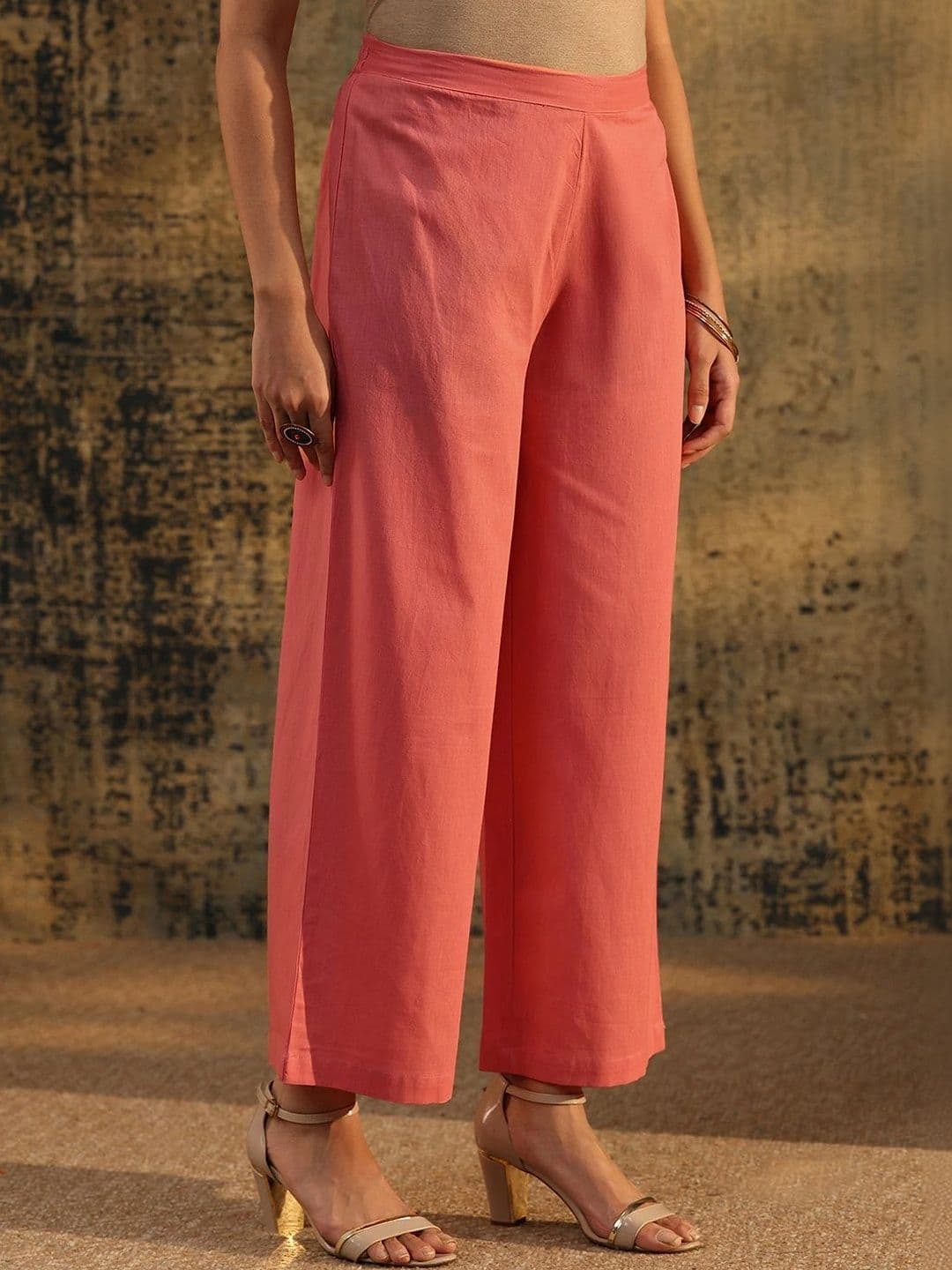Libas Embroidered Tunic with Palazzos thumbnail 3