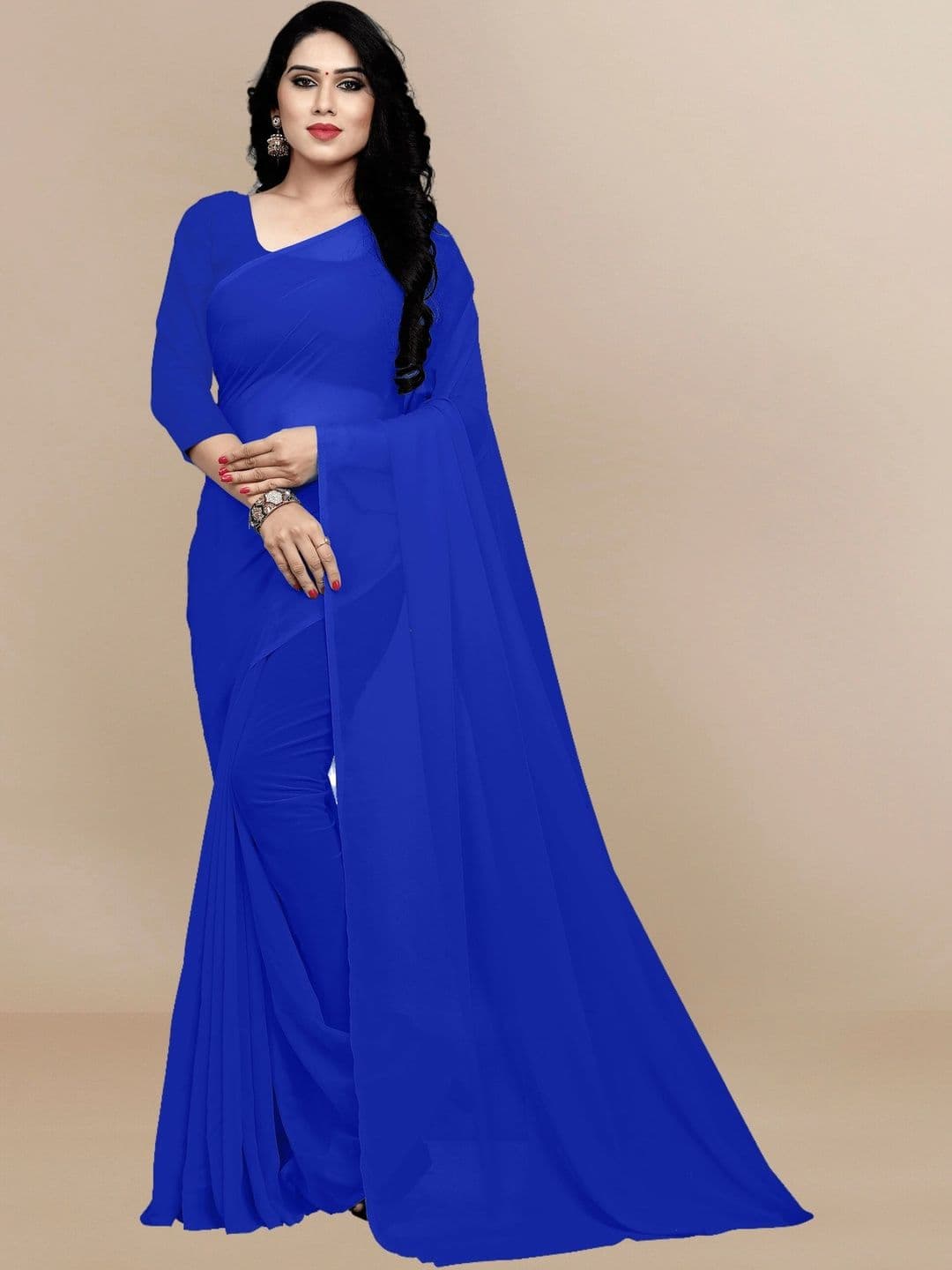 Sangria Pure Georgette Designer Saree - view 1