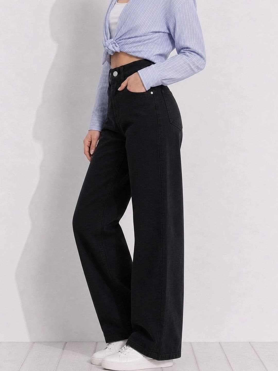 The Roadster Lifestyle Co Women No Fade Clean Look Relaxed Fit Jeans thumbnail 3