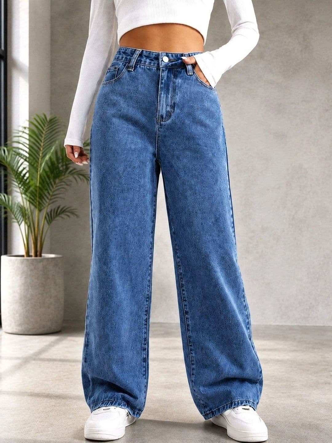 DENIMLOOK Women High-Rise Light Fade Jeans - view 1