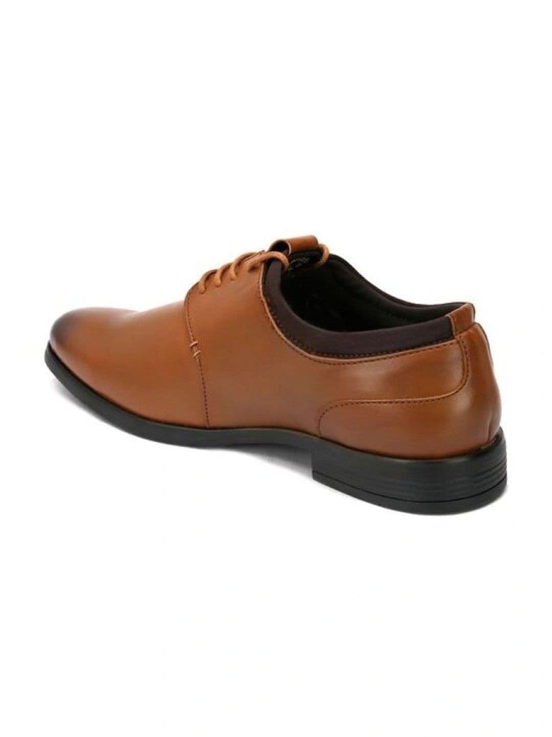 House of Pataudi Men Synthetic Leather Pointed Toe Lace-Ups Derbys Formal Shoes thumbnail 2