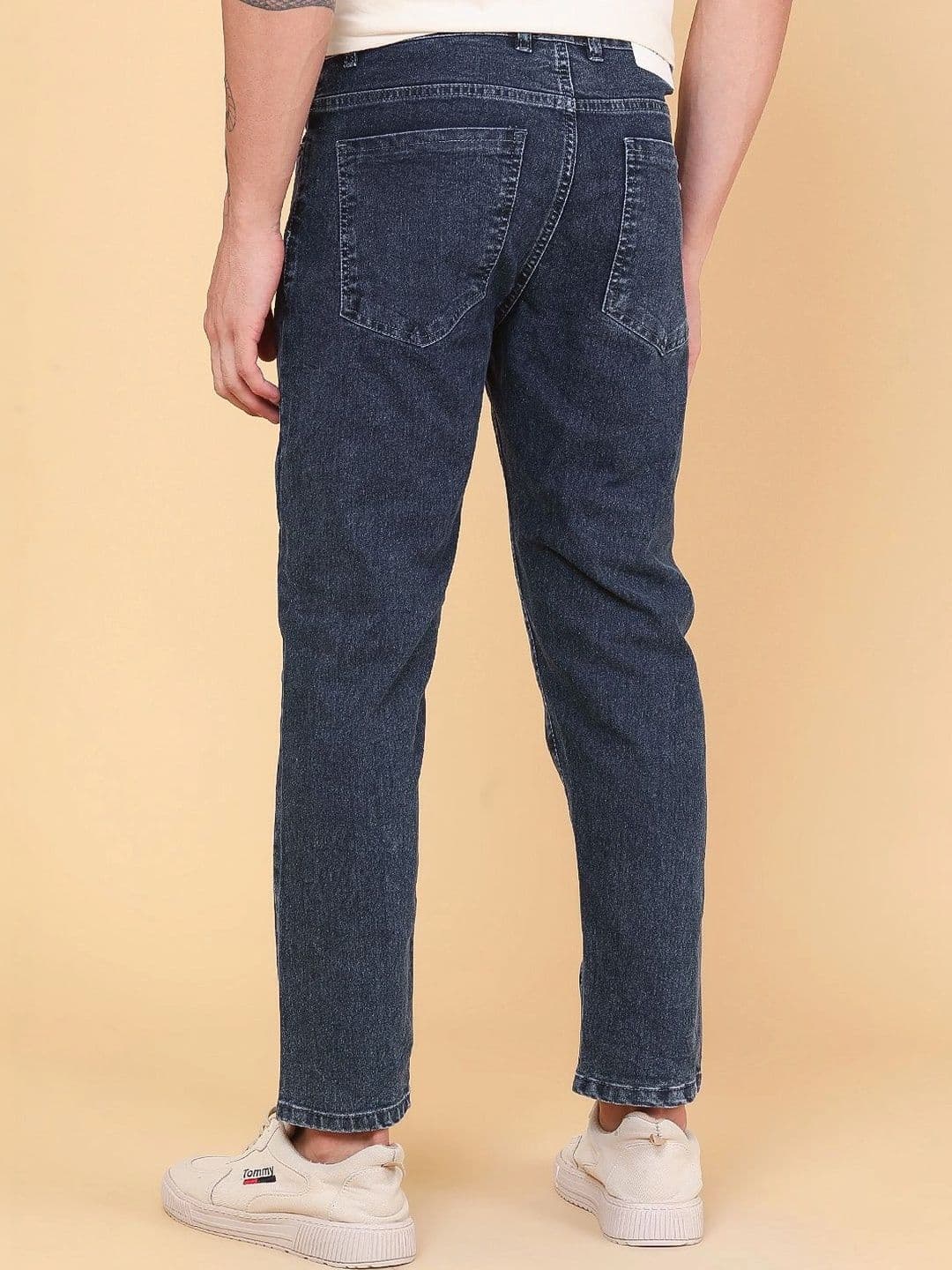 V-Mart Men Regular Fit Mid-Rise Embroidered Jeans thumbnail 5