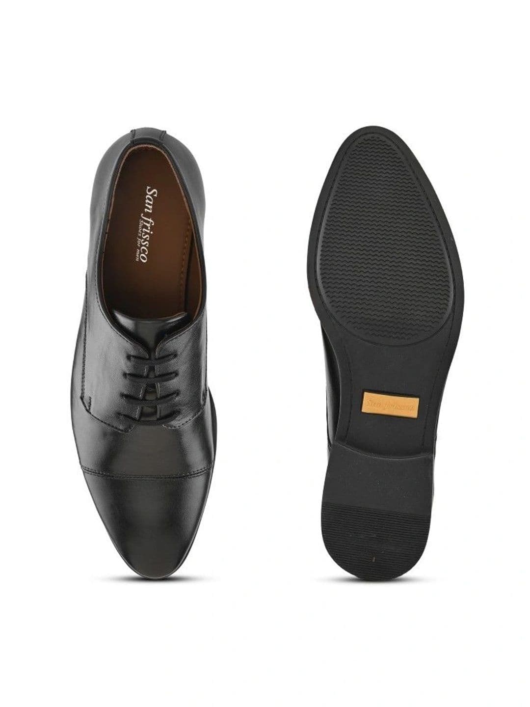 San Frissco Men Pointed Toe Lace-Ups Formal Oxfords Shoes thumbnail 2
