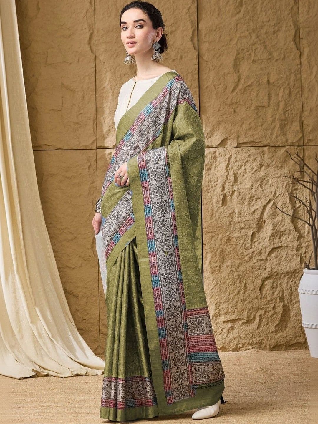 Suha Silk Blend Saree - view 1