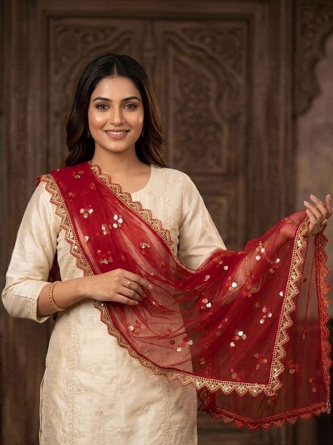Navti Creations Embroidered Dupatta thumbnail 2