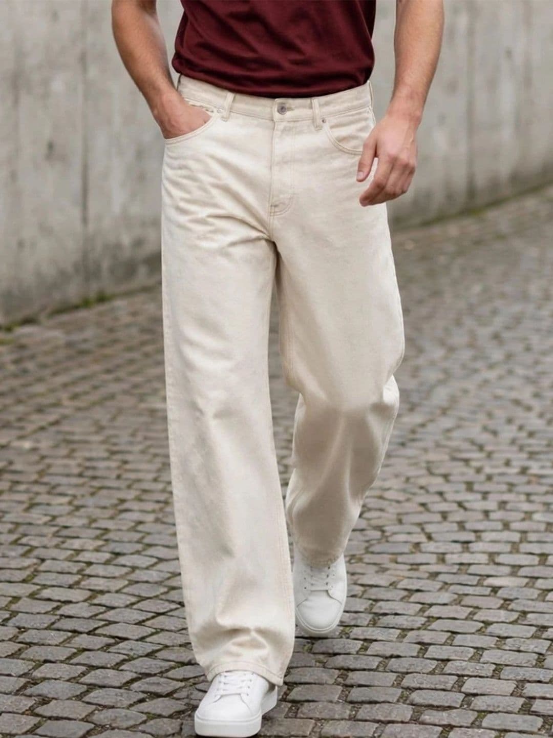 Metronaut Men Classic Regular Fit Mid-Rise Stretchable Jeans - view 1