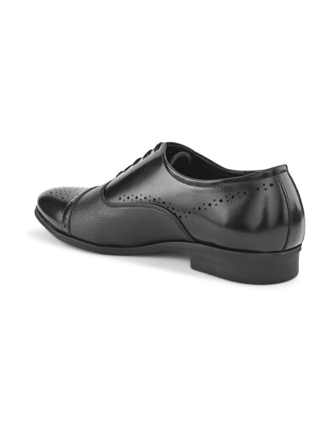 INVICTUS Men Textured Round Toe Lace-Ups Formal Oxfords Shoes thumbnail 7