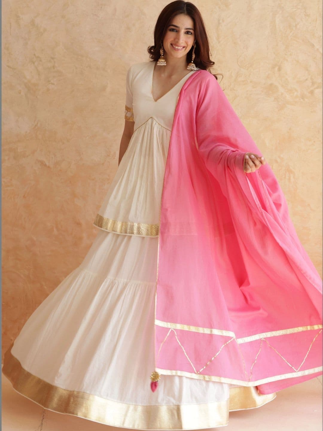 P R LABEL Embellished Ready to Wear Lehenga & Blouse With Dupatta thumbnail 2