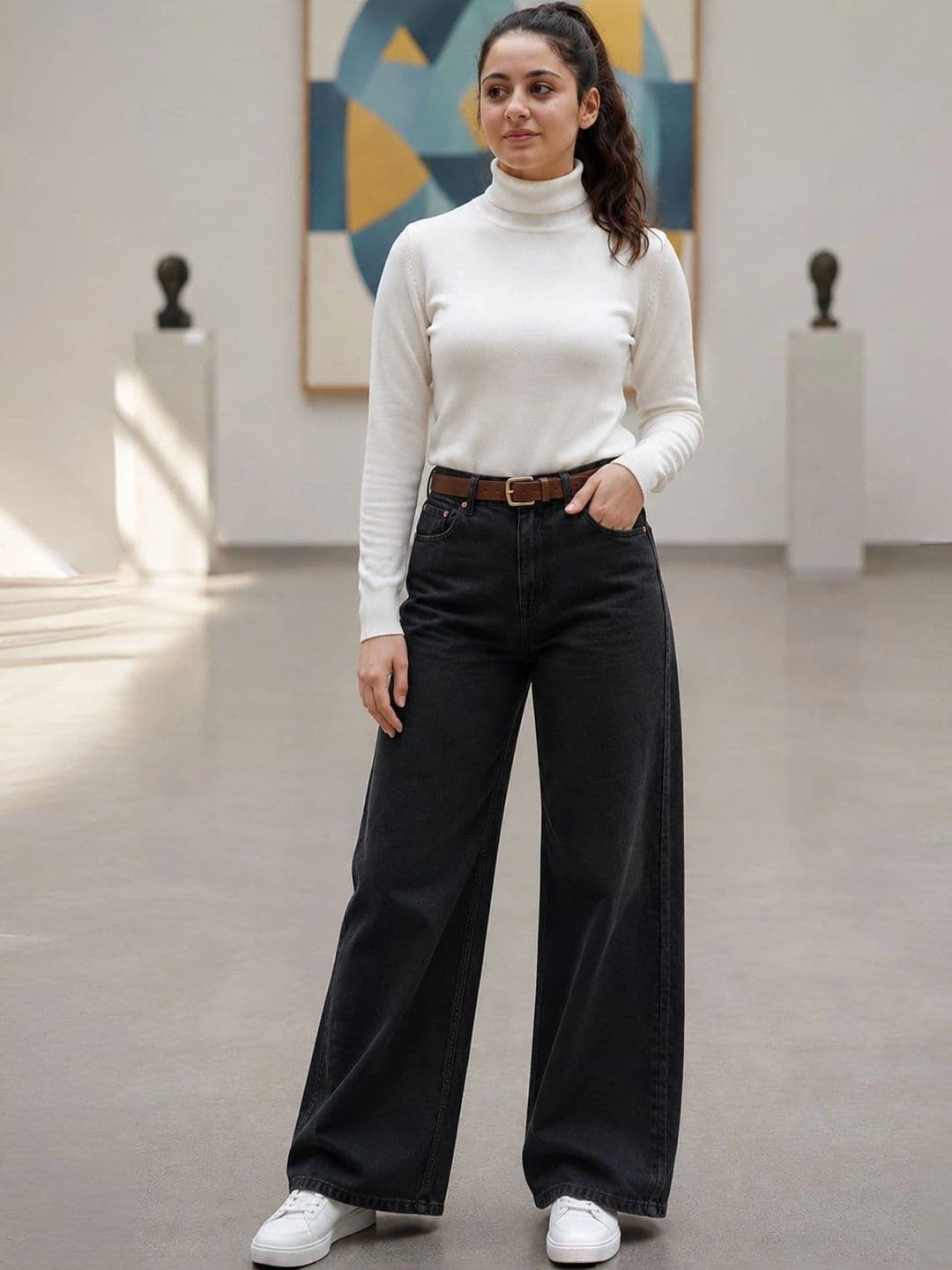 ZENTLY Women Jean High-Rise Stretchable Jeans thumbnail 5
