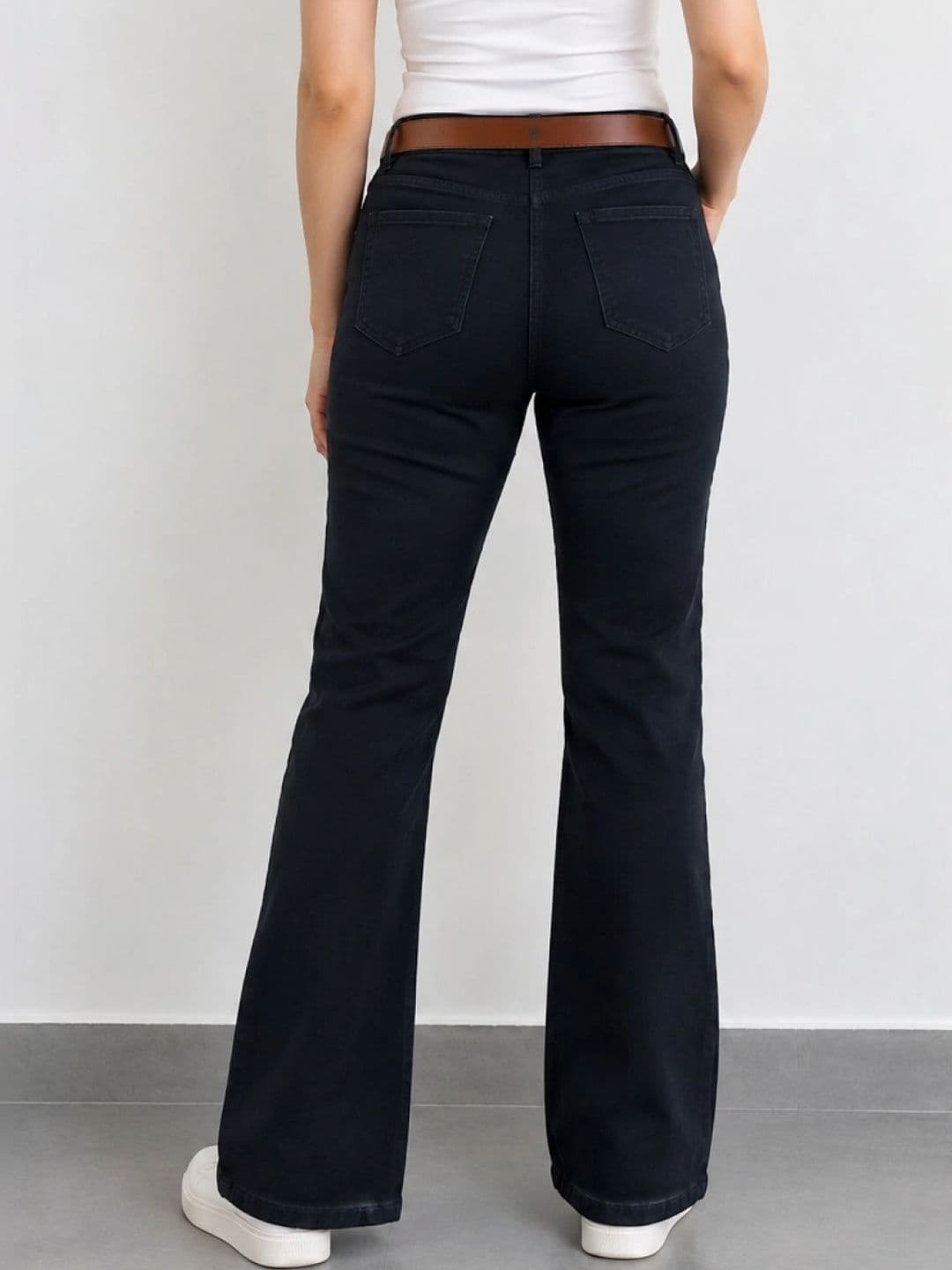 ZENTLY Women Jean Bootcut High-Rise Stretchable Jeans thumbnail 2