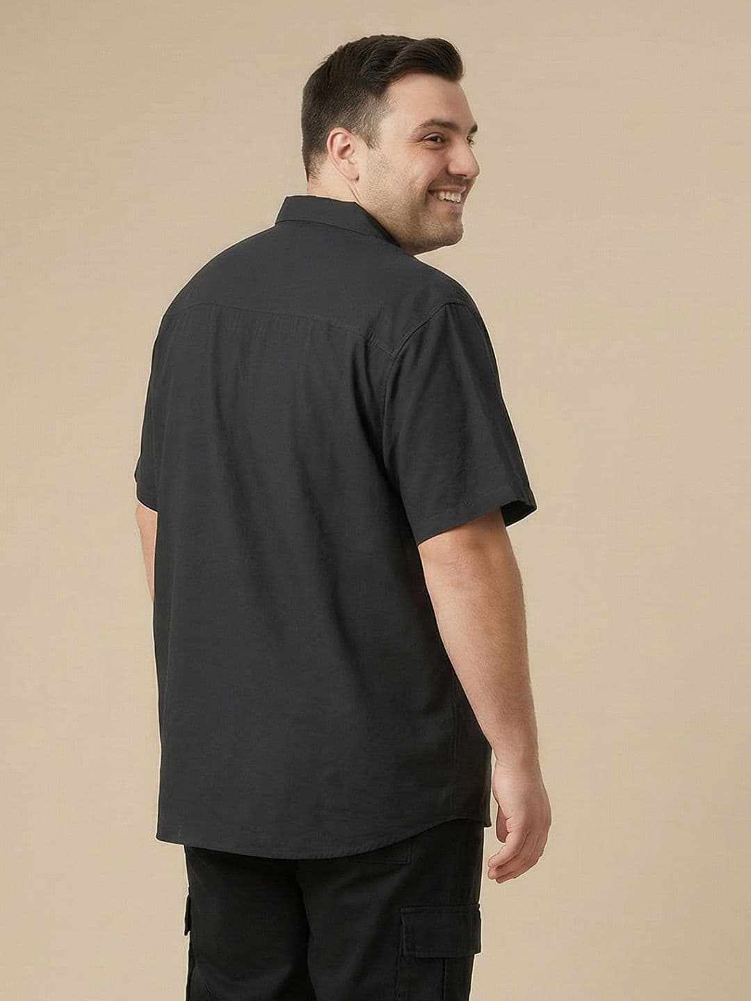 Sztori Plus Size Relaxed Fit Cotton Casual Shirt thumbnail 2
