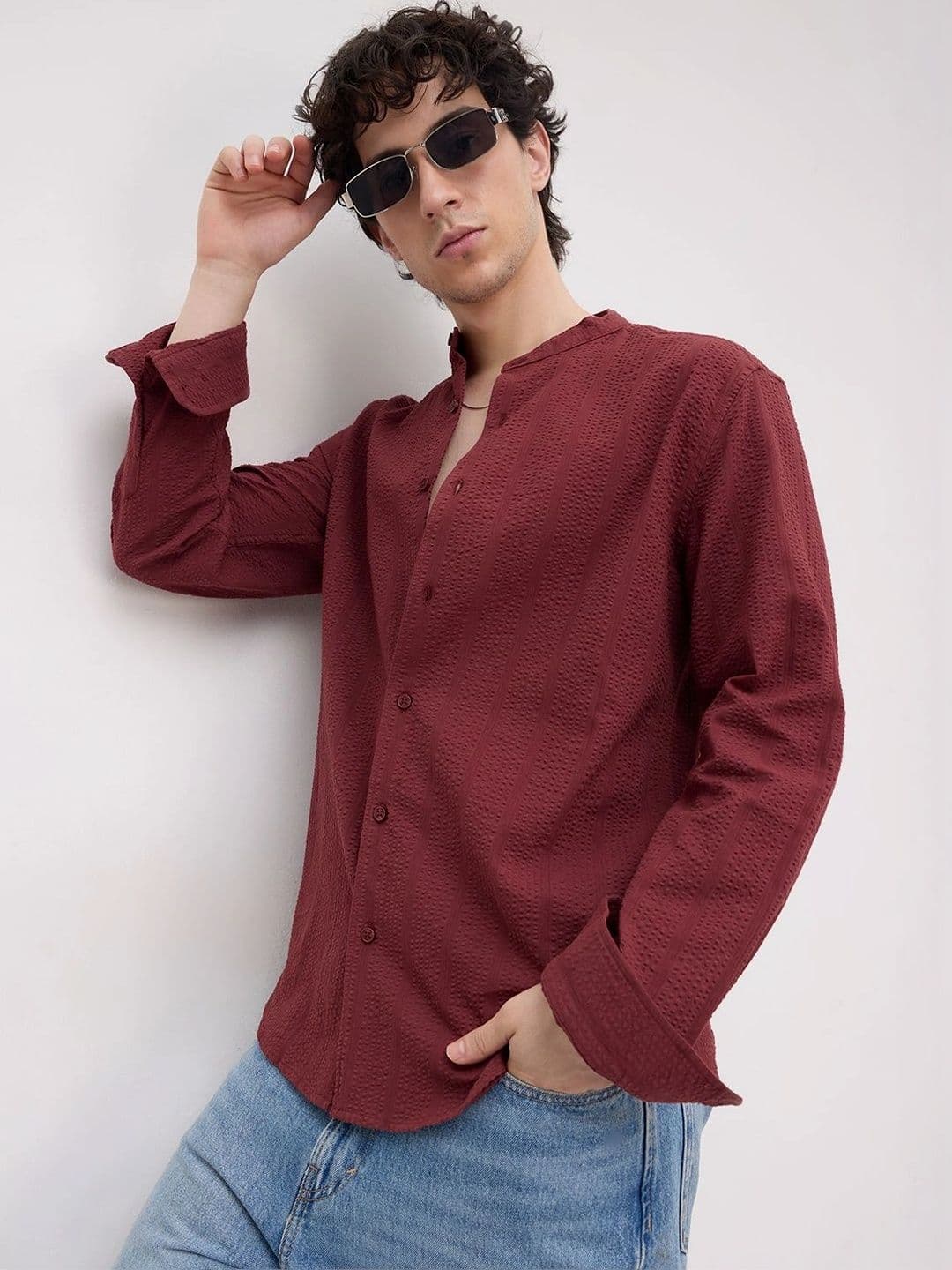 VASTRADO Men Classic Slim Fit Casual Shirt thumbnail 2