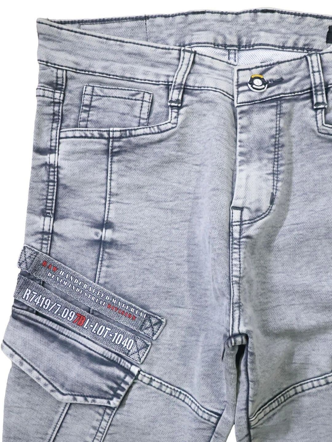 GEX Men Jean Regular Fit Mid-Rise Light Fade Stretchable Jeans thumbnail 5