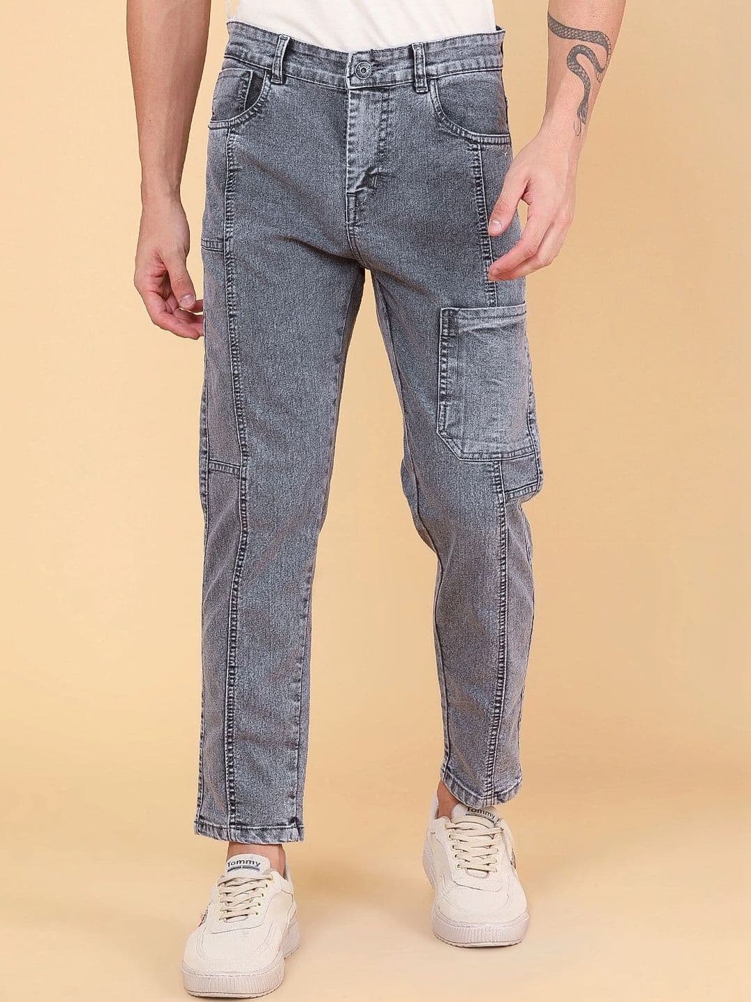 V-Mart Men Regular Fit Mid-Rise Jeans - view 1