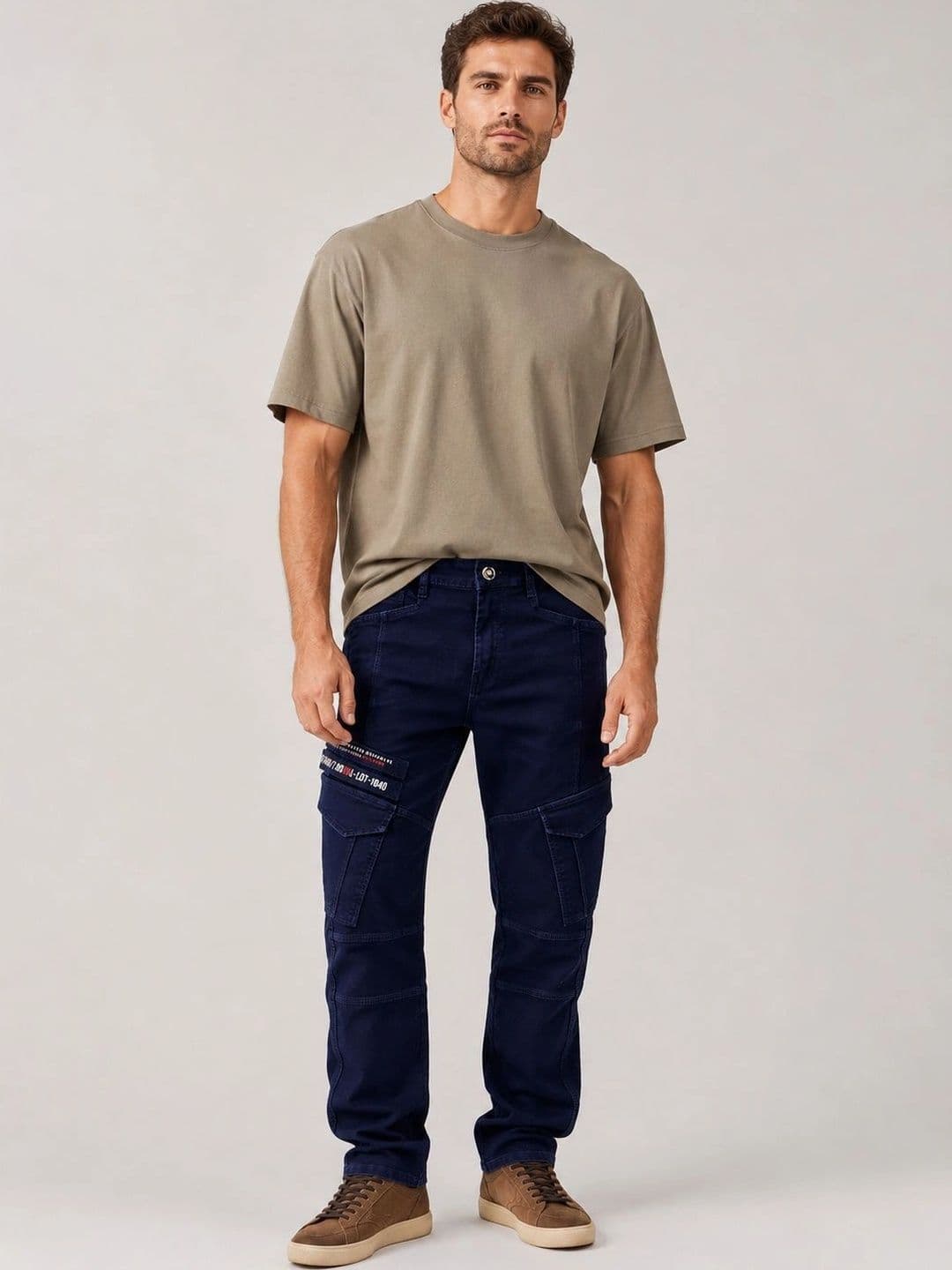 GEX Men Jean Regular Fit Mid-Rise Coated Stretchable Jeans thumbnail 4