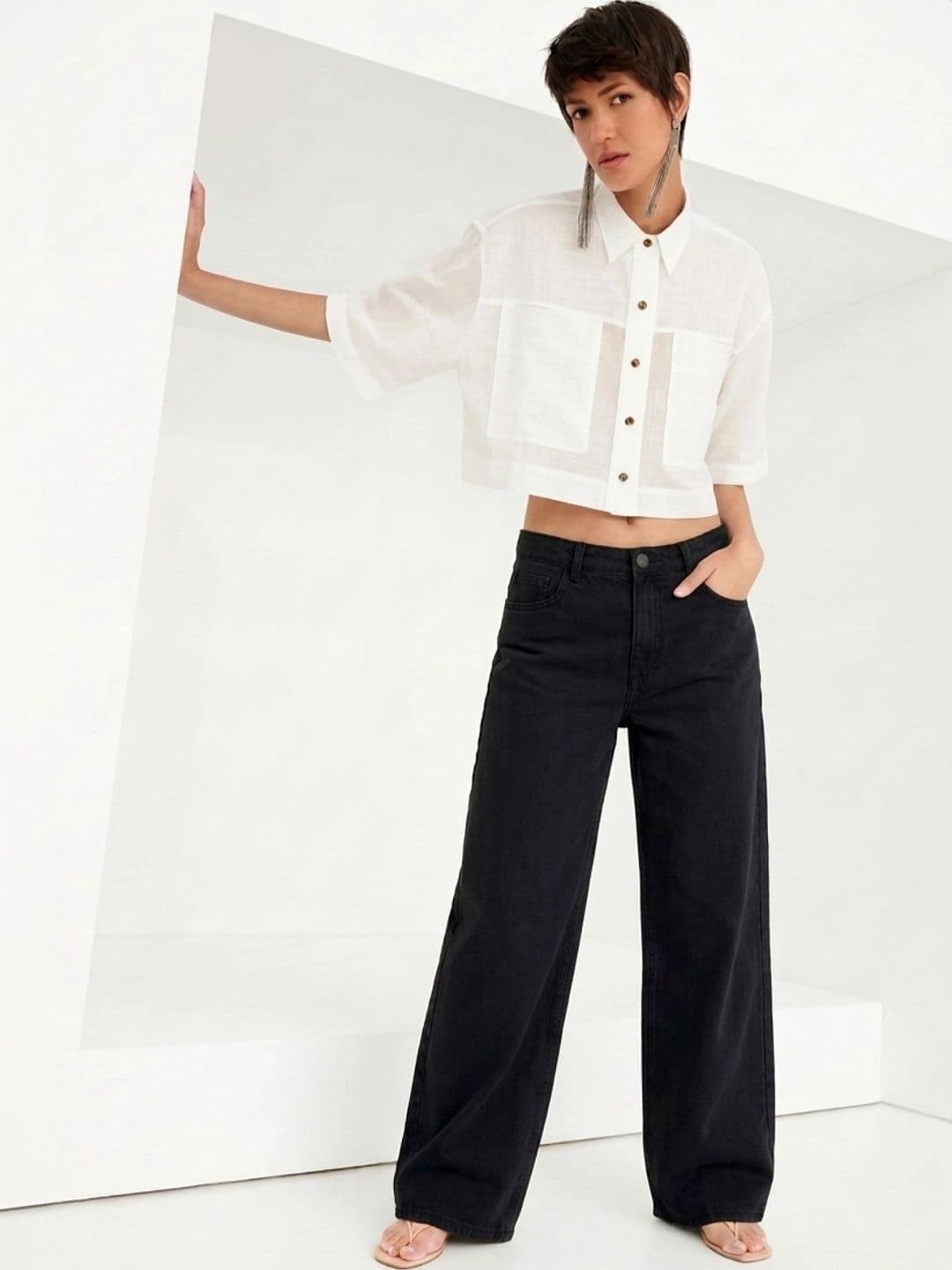 ZENTLY Women Jean High-Rise Stretchable Jeans thumbnail 2