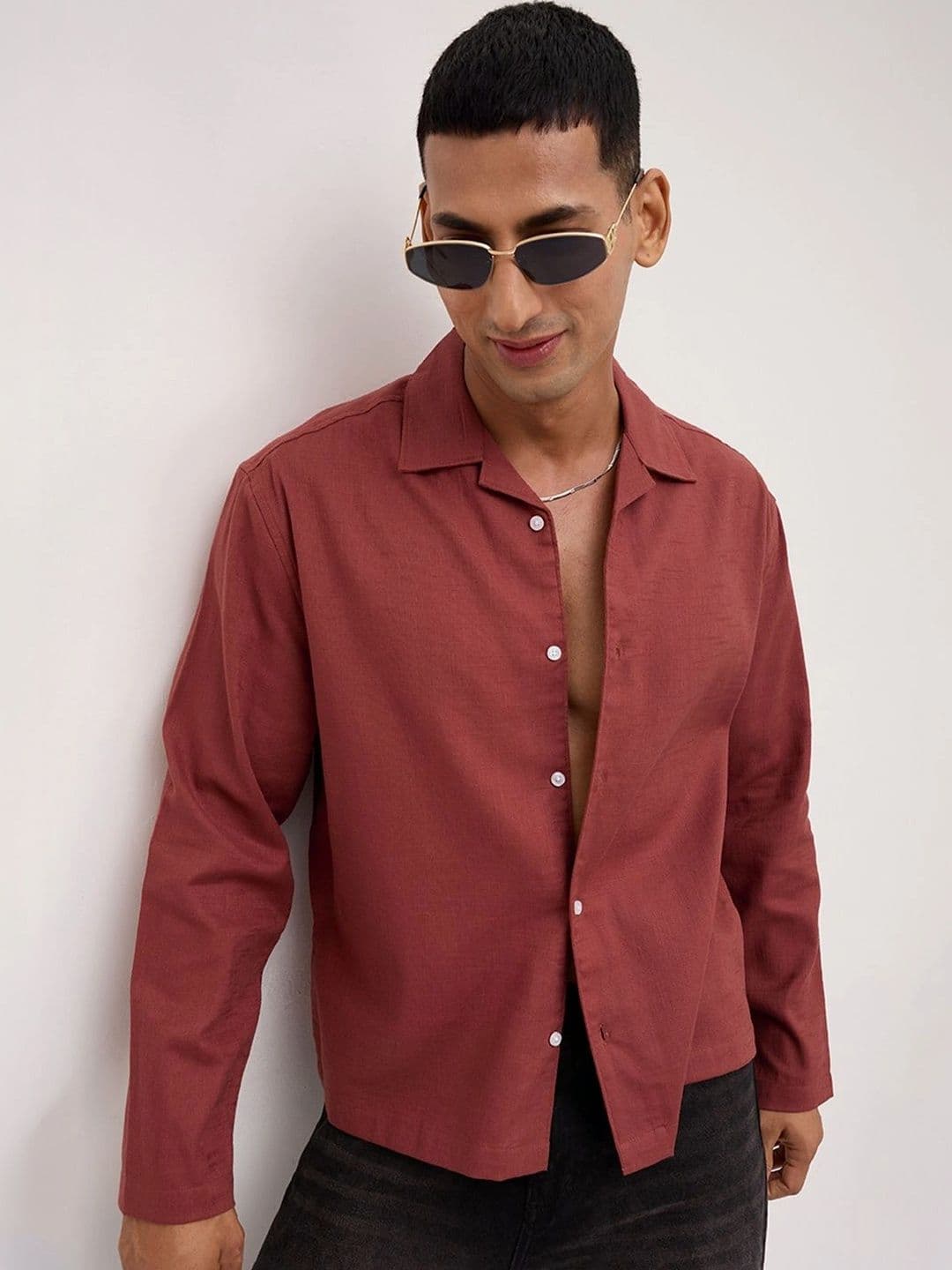 VASTRADO Men Classic Boxy Casual Shirt thumbnail 3
