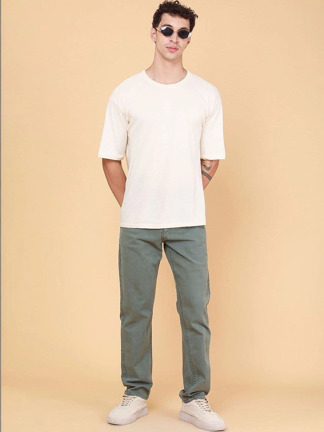 LIMEROAD Men Regular Fit Mid-Rise Jeans thumbnail 6