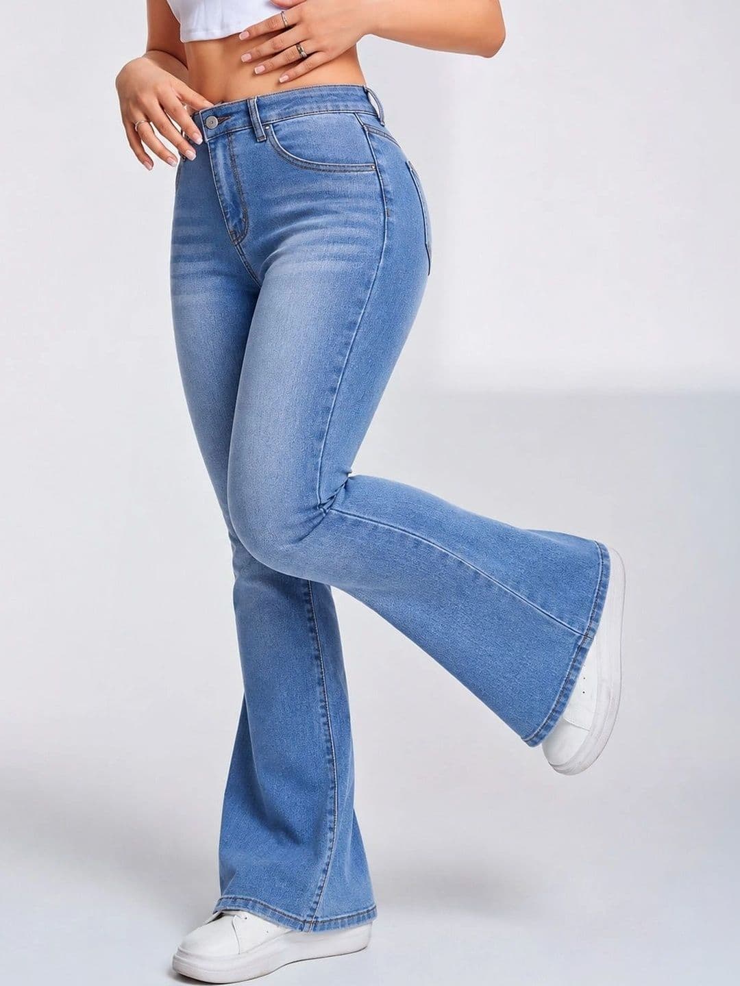 ADBUCKS Women Bootcut High-Rise Stretchable Jeans - view 1