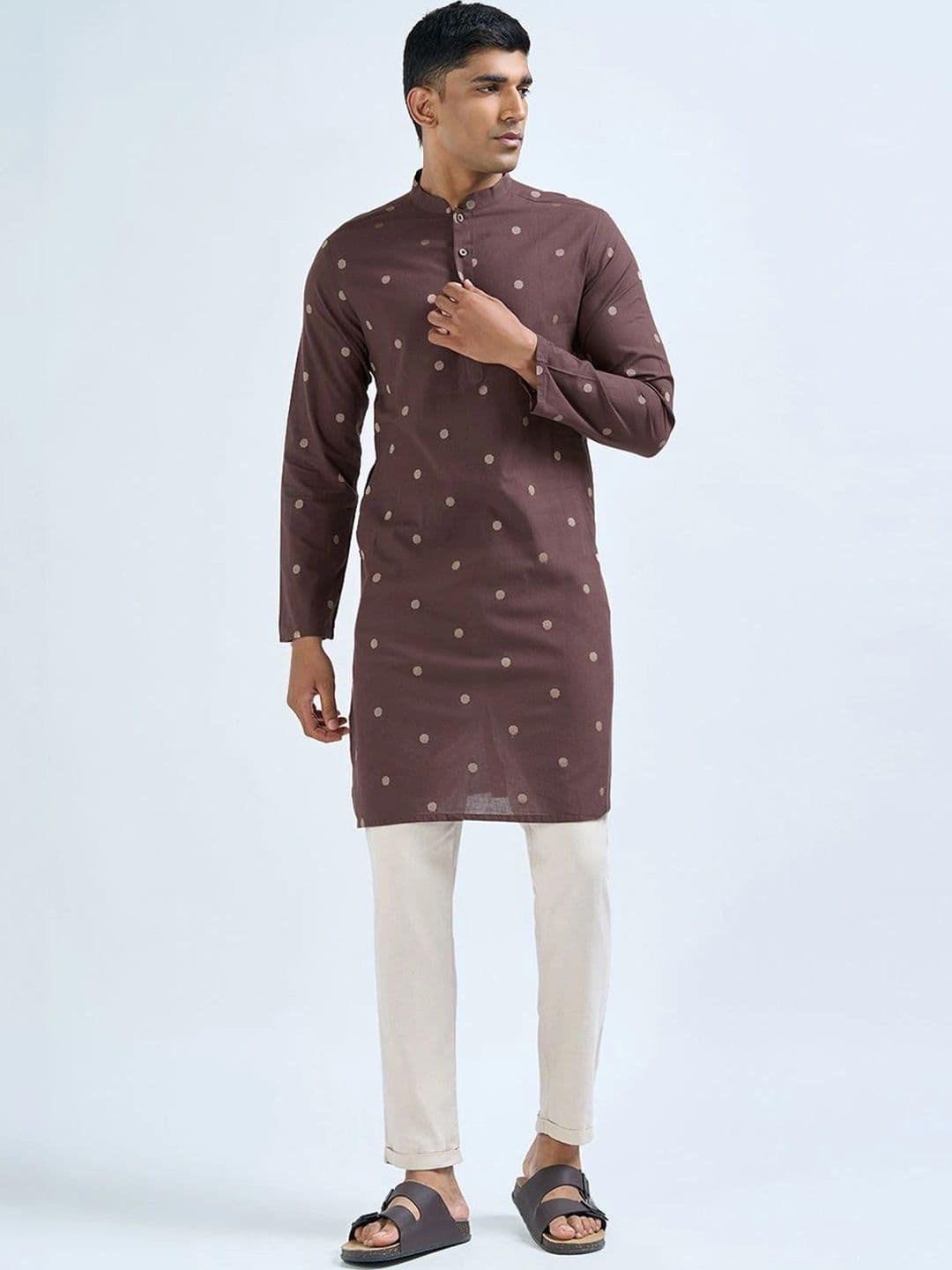 indus route by Pantaloons Men Kurta thumbnail 6