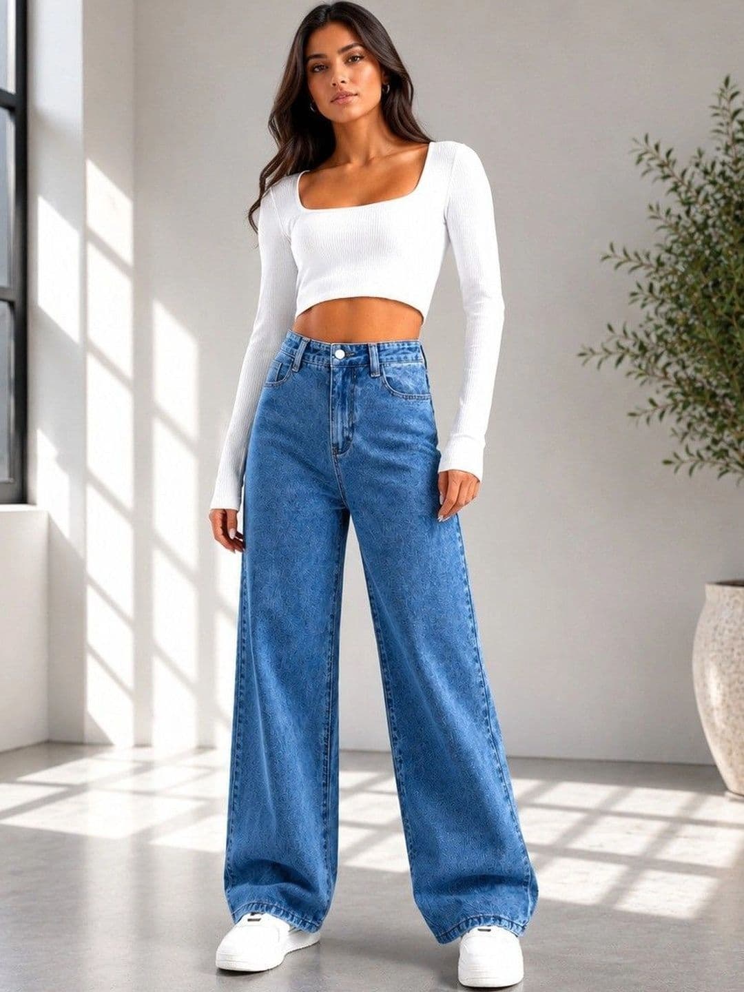 DENIMLOOK Women High-Rise Light Fade Jeans thumbnail 5