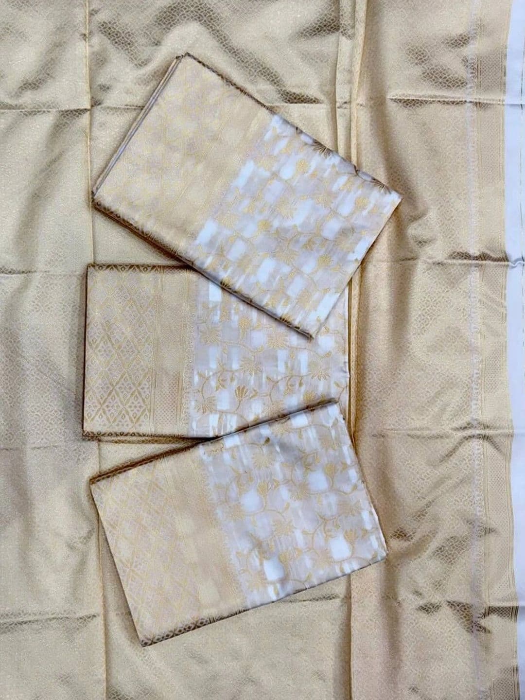revika Woven Design Zari Art Silk Designer Kanjeevaram Saree thumbnail 5