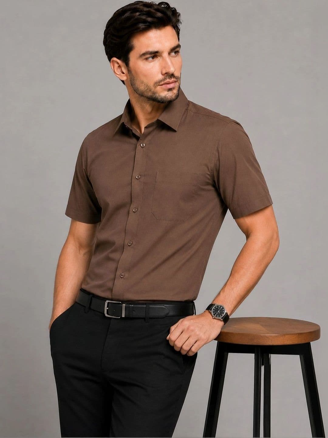 APPEL TOUCH Men Classic Casual Shirt thumbnail 5