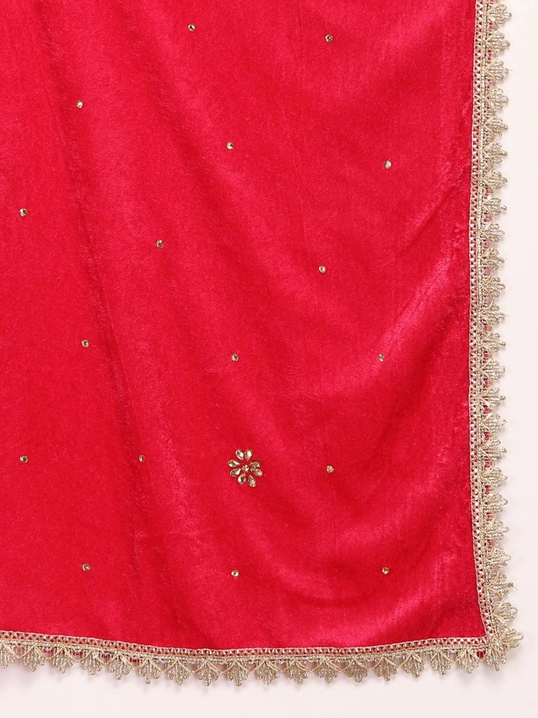 Clora Creation Velvet Dupatta with Zari thumbnail 5