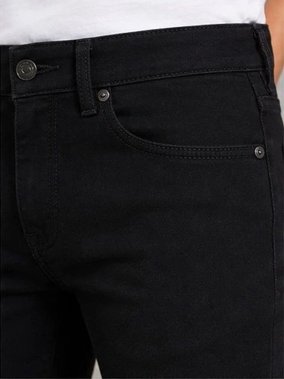 Global Jeans Men Regular Fit Mid-Rise Jeans thumbnail 4