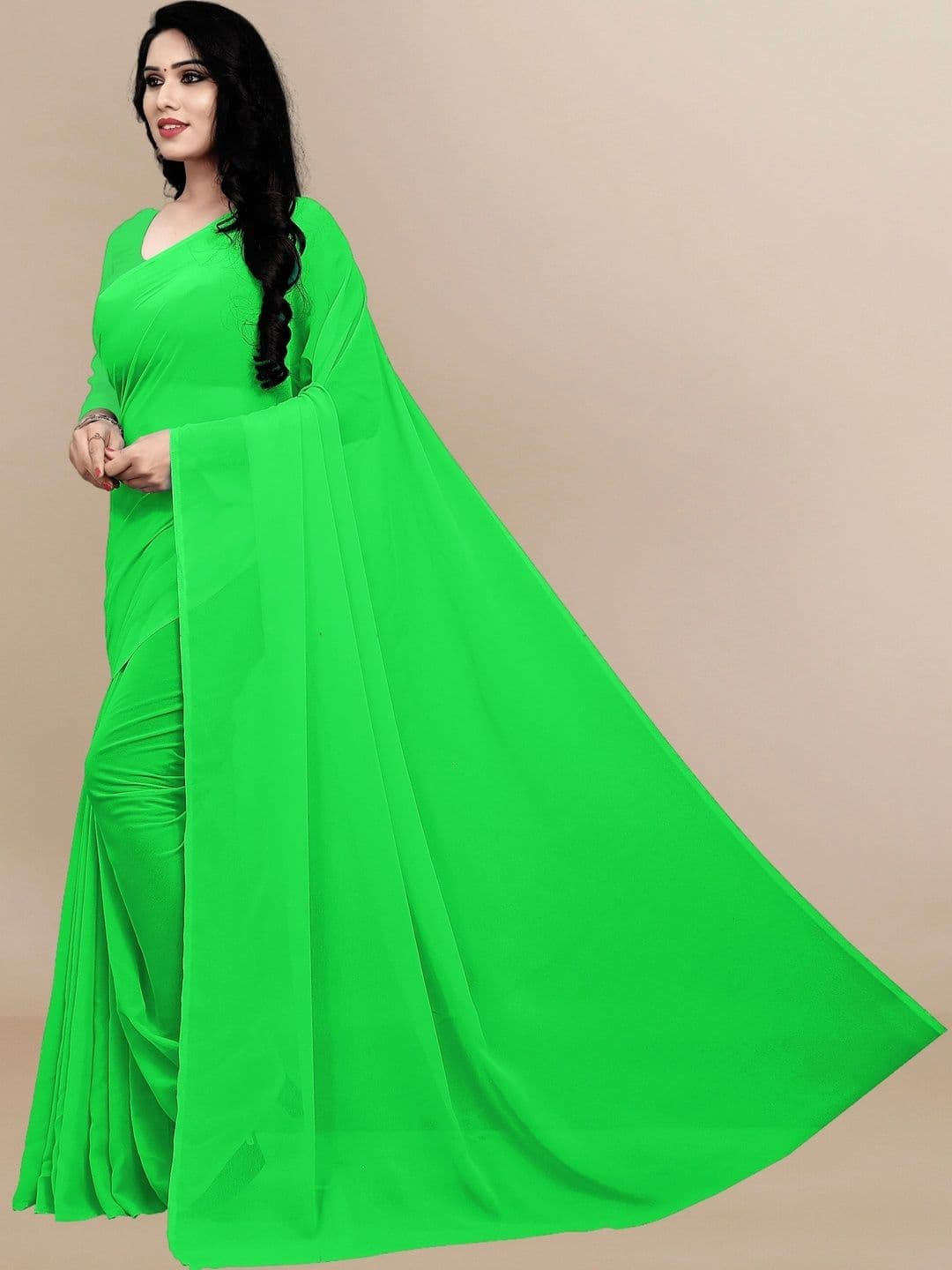 Sangria Pure Georgette Designer Saree thumbnail 2
