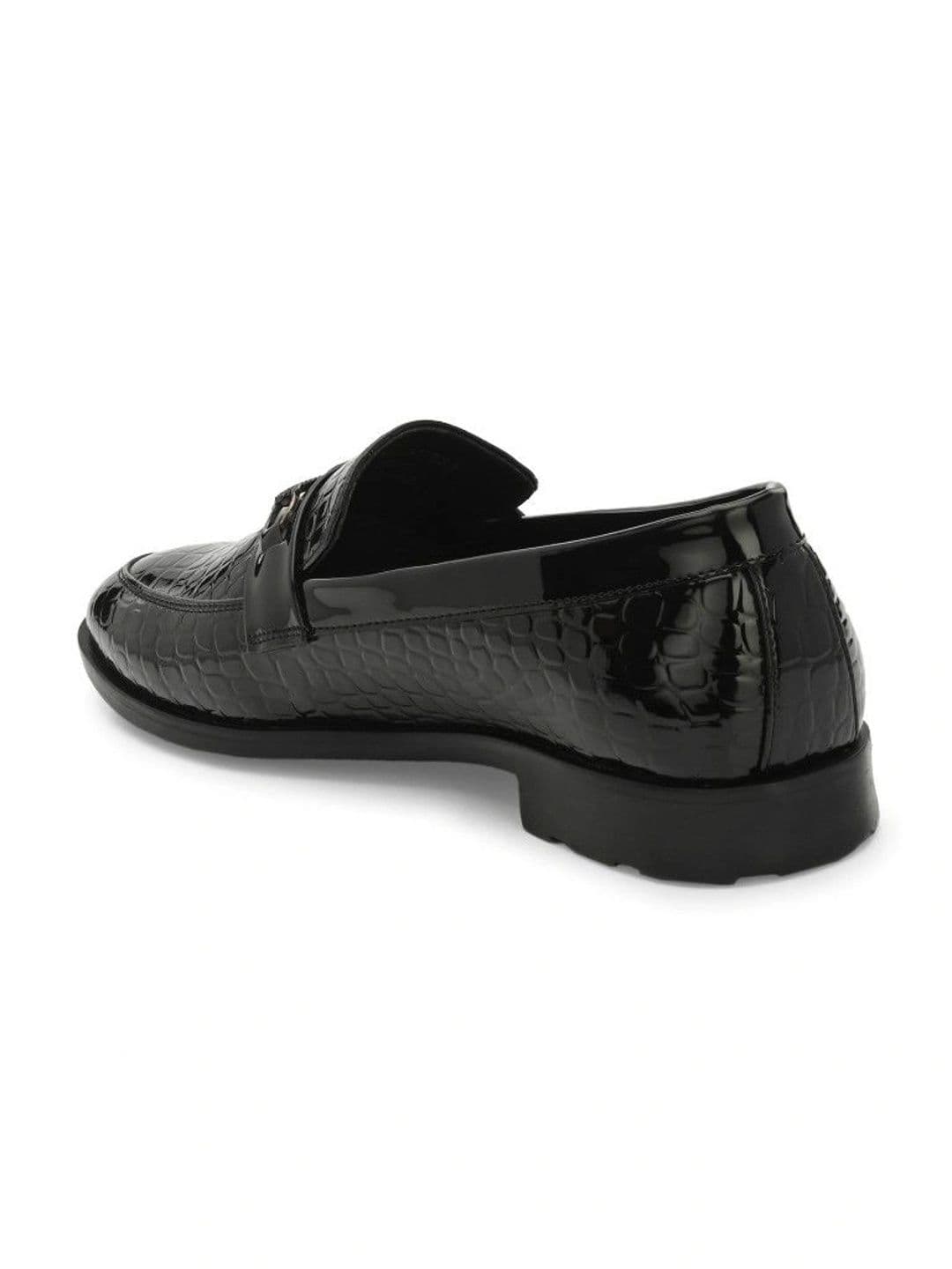 House of Pataudi Men Textured Loafers thumbnail 7