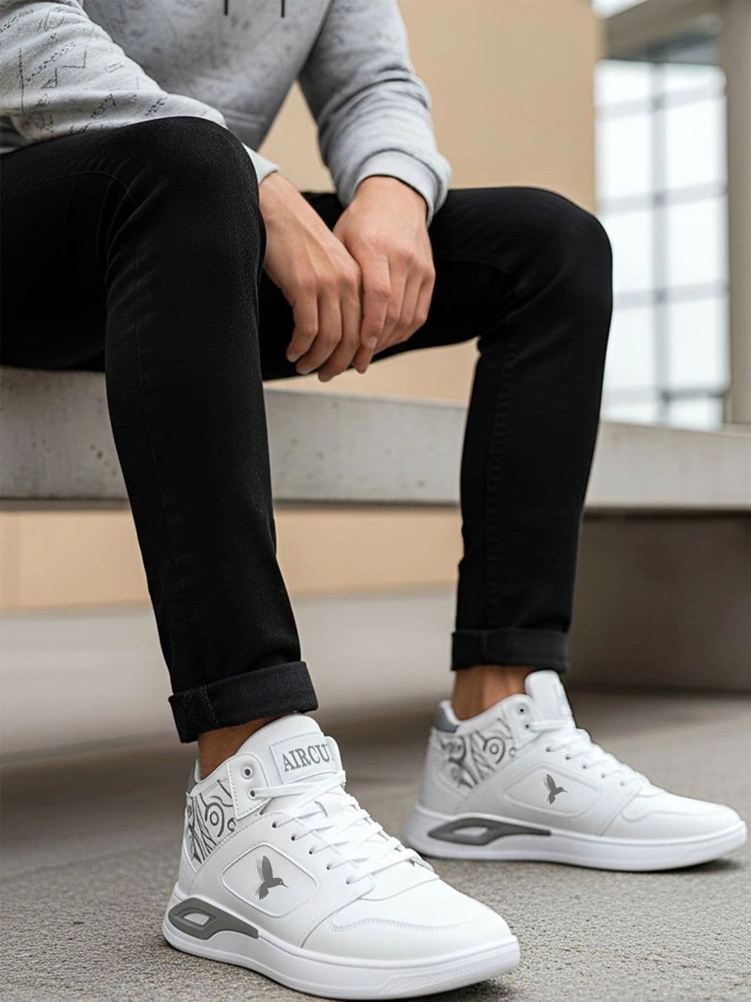 Aircum Men Mesh Running Non-Marking Shoes thumbnail 7