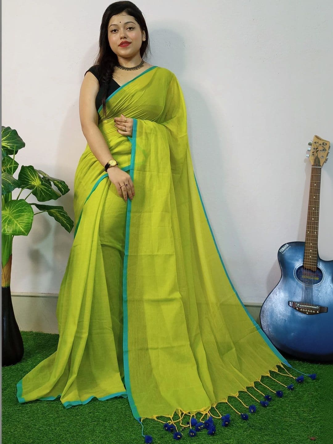 Monde Avenir  Women Pure Cotton Handloom Khadi Saree - view 1
