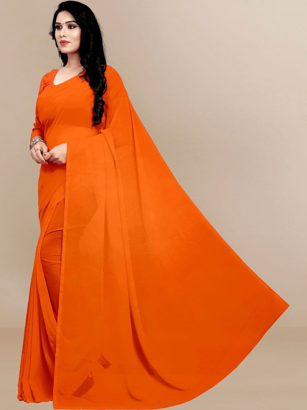 Sangria Women Pure Georgette Designer Saree thumbnail 6