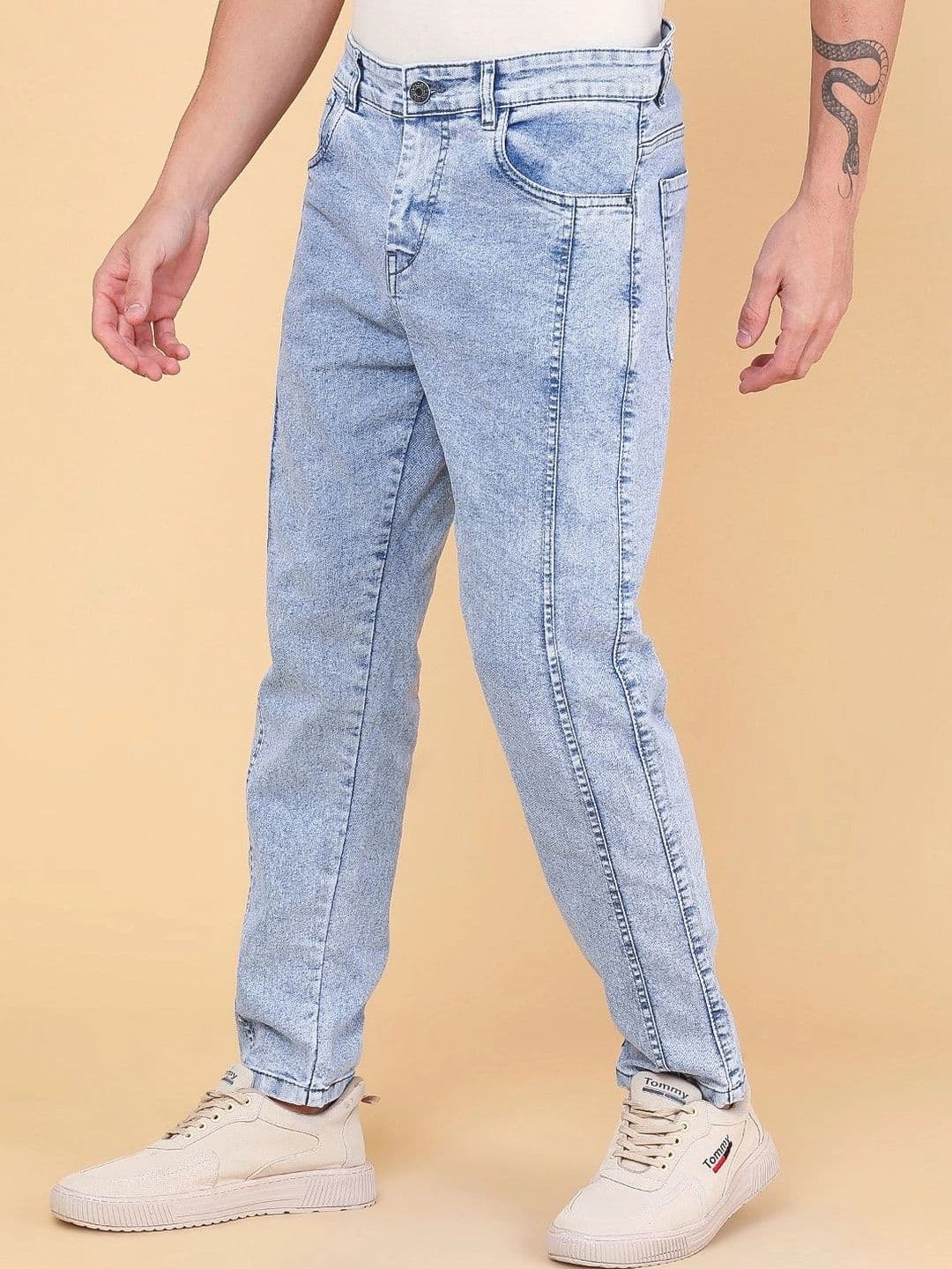 V-Mart Men Regular Fit Mid-Rise Jeans thumbnail 5