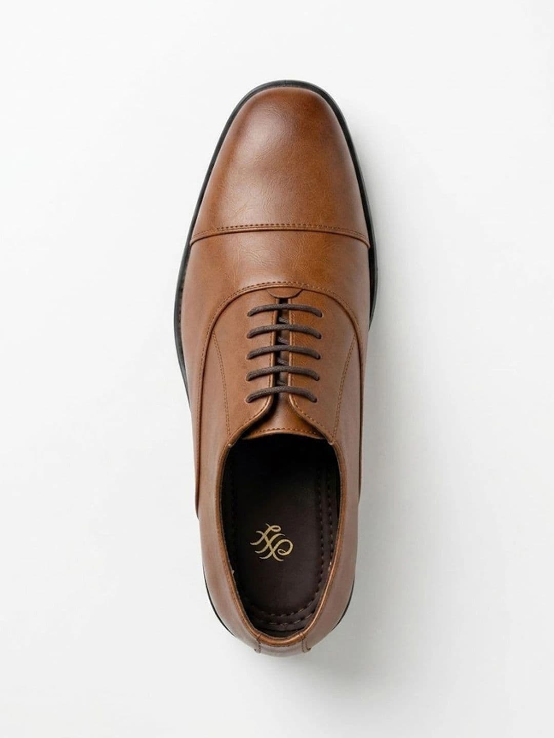 House of Pataudi Men Round Toe Lace-Ups Derbys Formal Shoes thumbnail 4