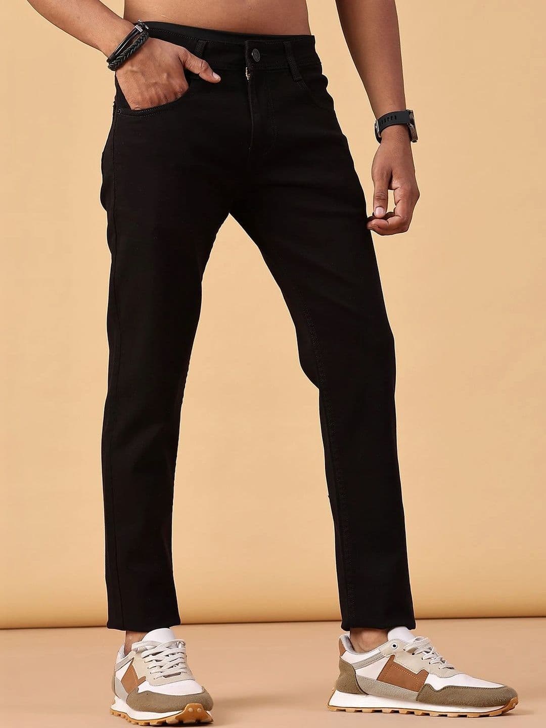 V-Mart Men Slim Fit Mid-Rise Jeans thumbnail 2