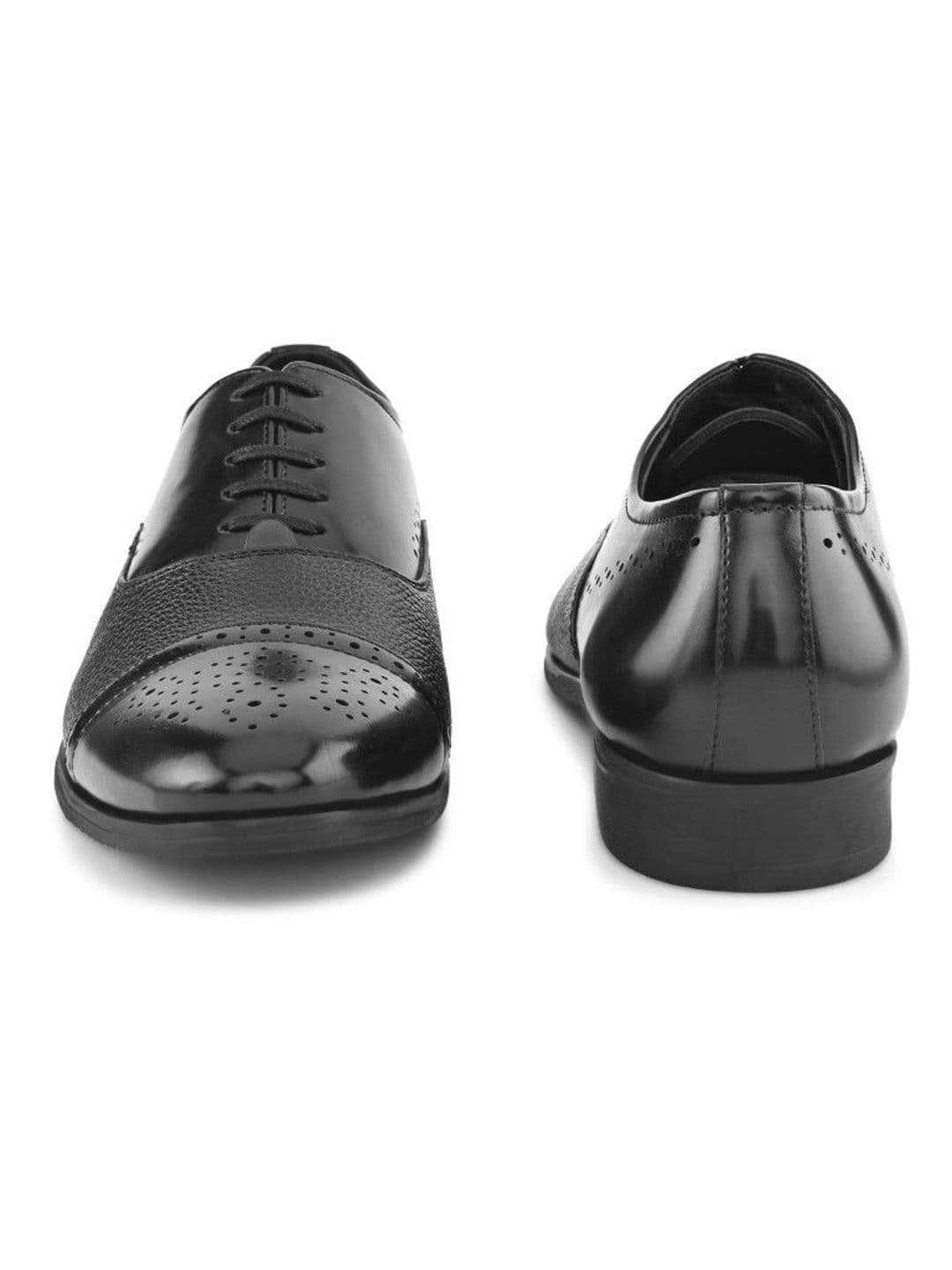 INVICTUS Men Textured Round Toe Lace-Ups Formal Oxfords Shoes thumbnail 6