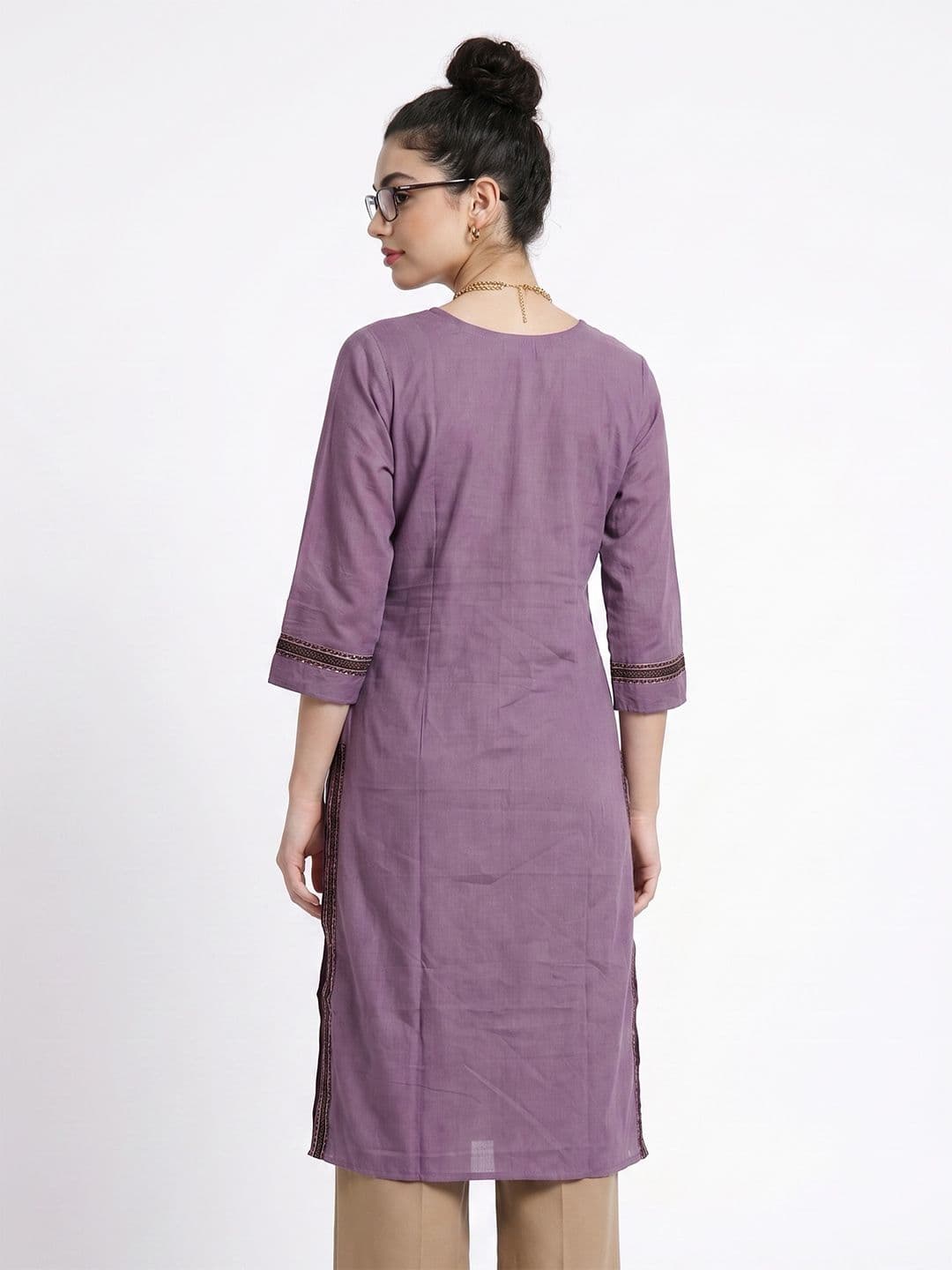 Pehroam Women Ethnic Motifs Kurta thumbnail 4