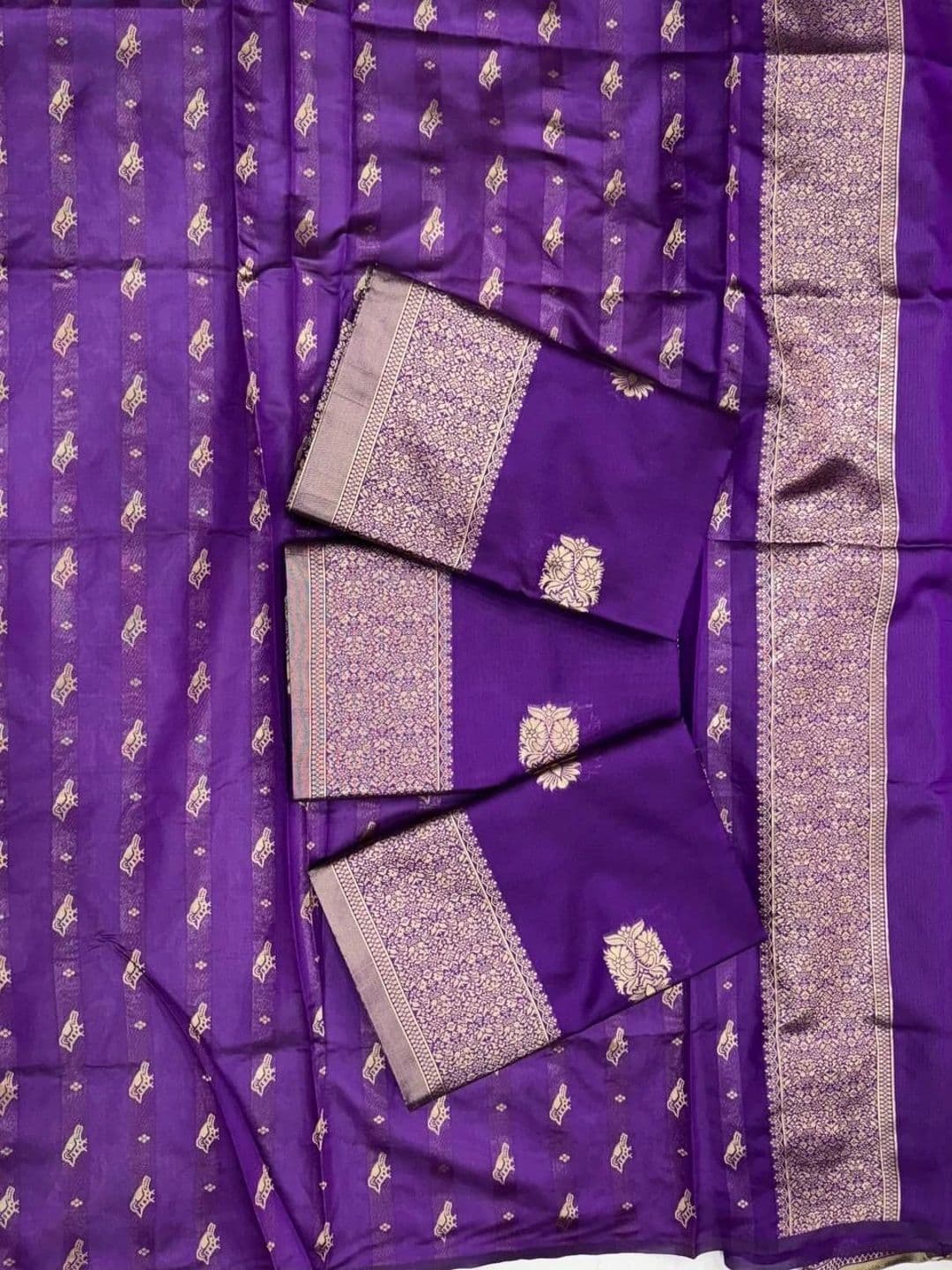 revika Woven Design Zari Art Silk Designer Kanjeevaram Saree thumbnail 5